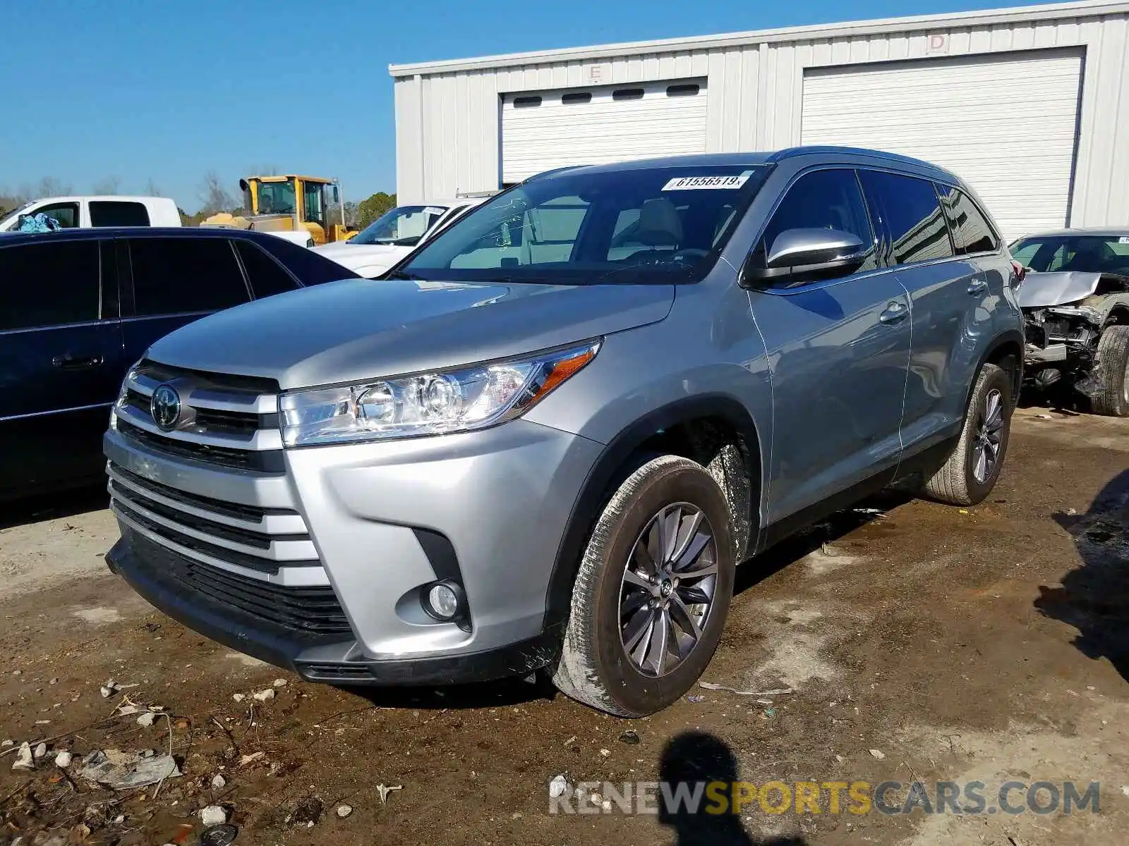 2 Фотография поврежденного автомобиля 5TDKZRFHXKS307899 TOYOTA HIGHLANDER 2019