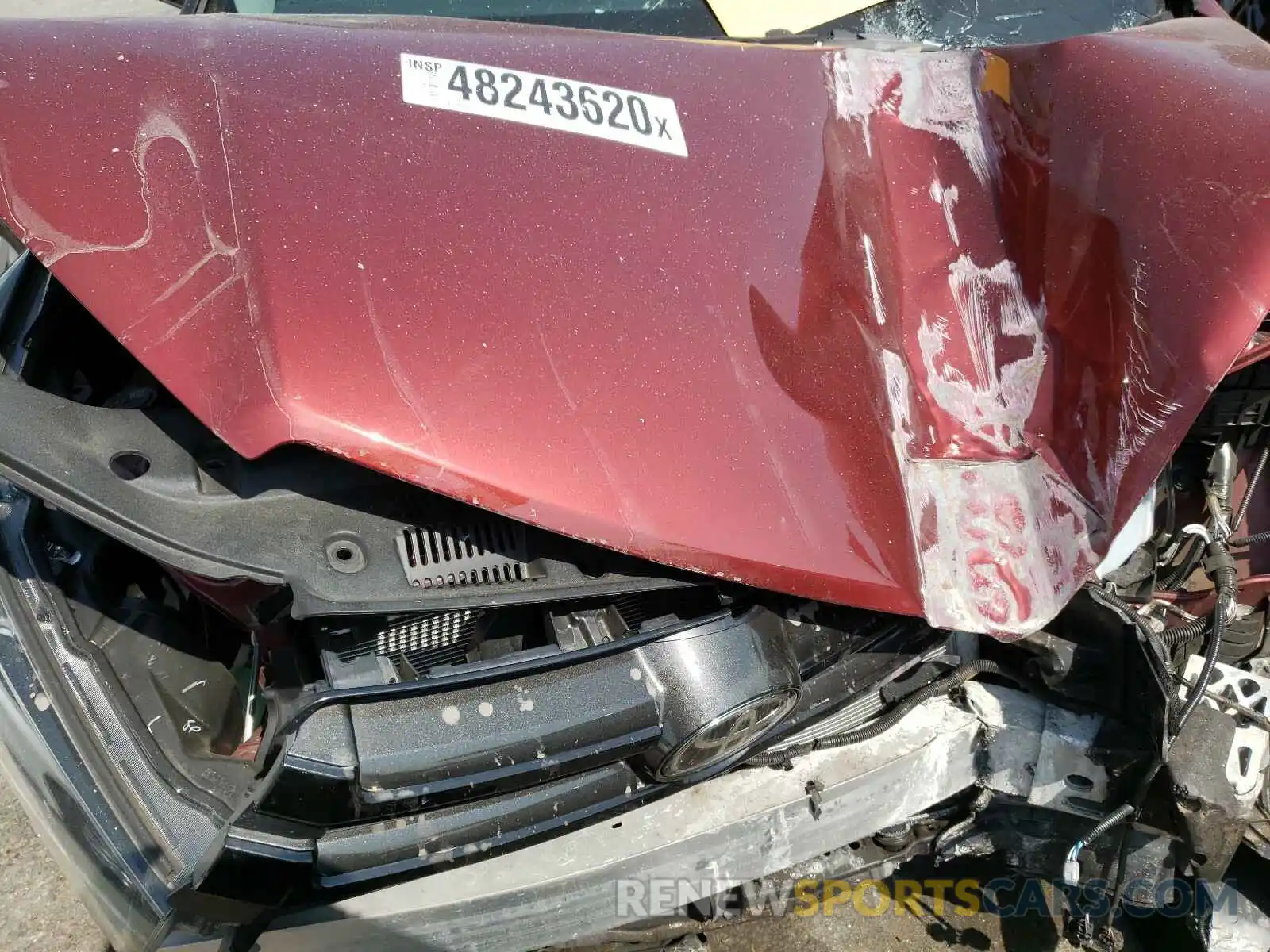 7 Photograph of a damaged car 5TDKZRFHXKS355094 TOYOTA HIGHLANDER 2019