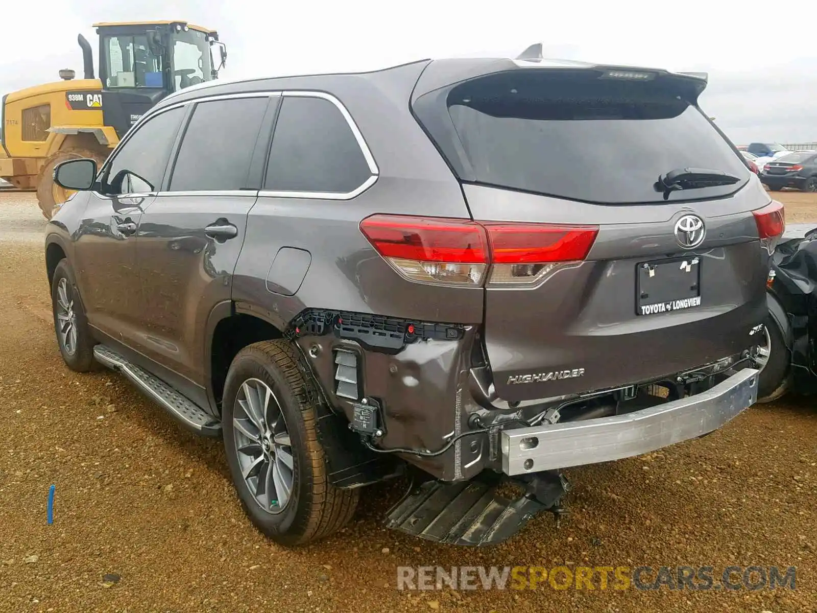 3 Photograph of a damaged car 5TDKZRFHXKS551018 TOYOTA HIGHLANDER 2019