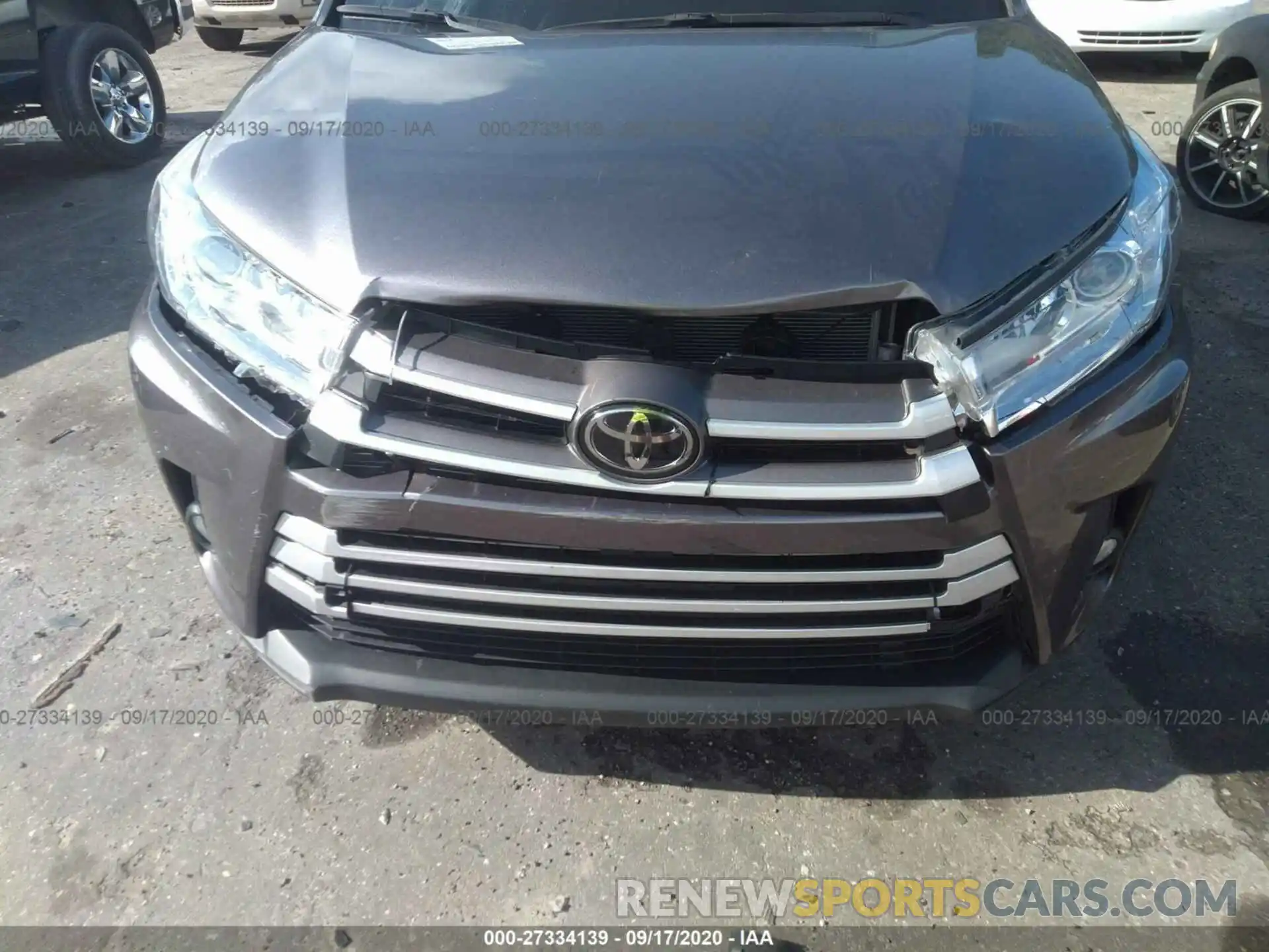 6 Photograph of a damaged car 5TDKZRFHXKS560107 TOYOTA HIGHLANDER 2019