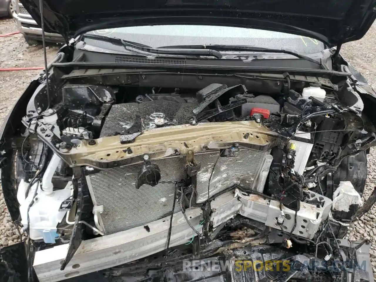 7 Photograph of a damaged car 5TDKZRFHXKS566814 TOYOTA HIGHLANDER 2019