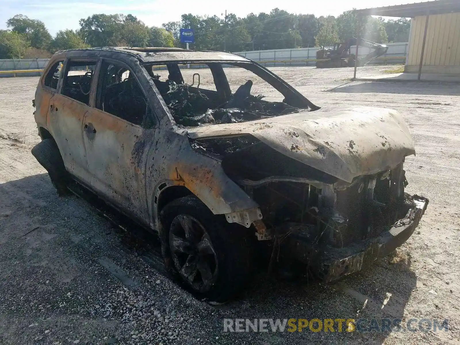 1 Photograph of a damaged car 5TDYZRFH0KS311583 TOYOTA HIGHLANDER 2019