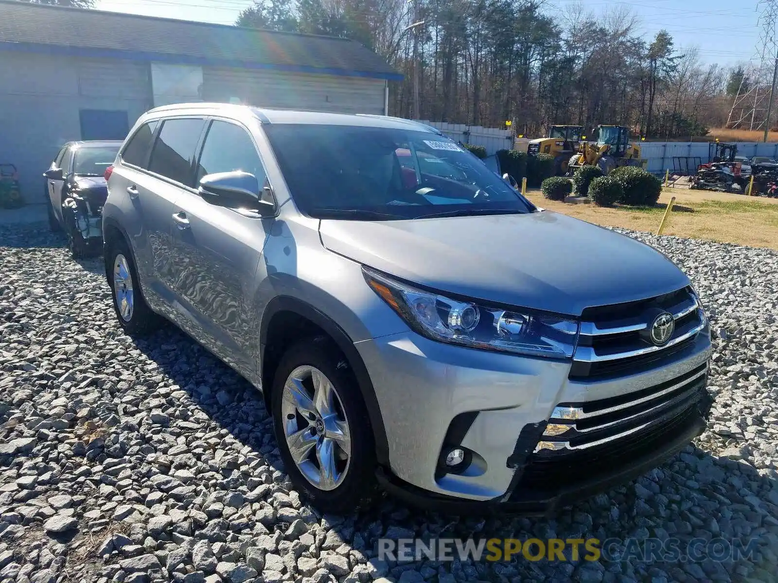 1 Photograph of a damaged car 5TDYZRFH0KS311602 TOYOTA HIGHLANDER 2019