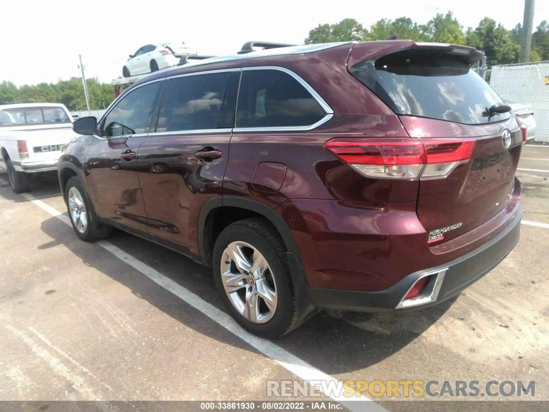 3 Фотография поврежденного автомобиля 5TDYZRFH0KS367944 TOYOTA HIGHLANDER 2019