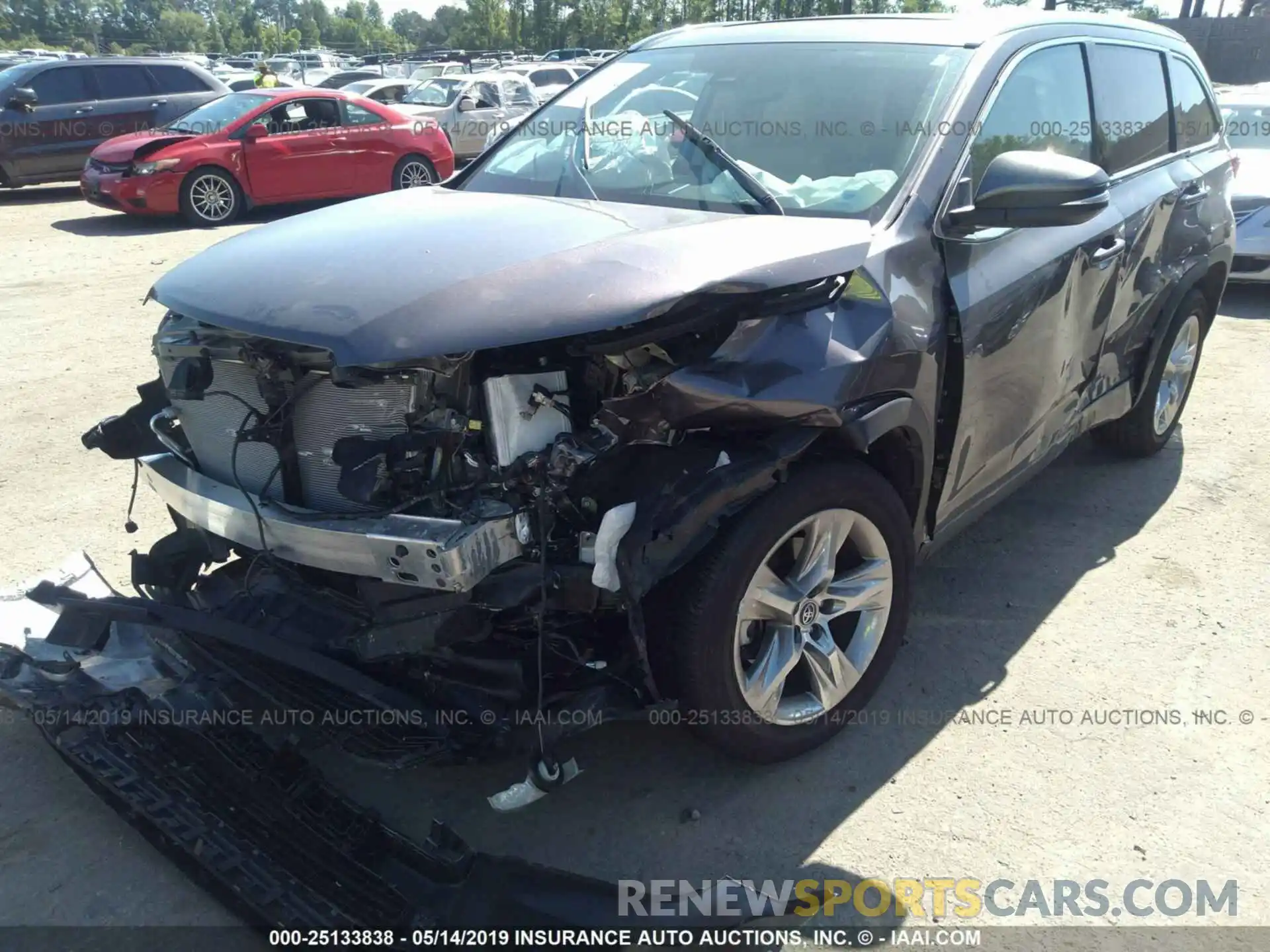 6 Photograph of a damaged car 5TDYZRFH1KS315061 TOYOTA HIGHLANDER 2019