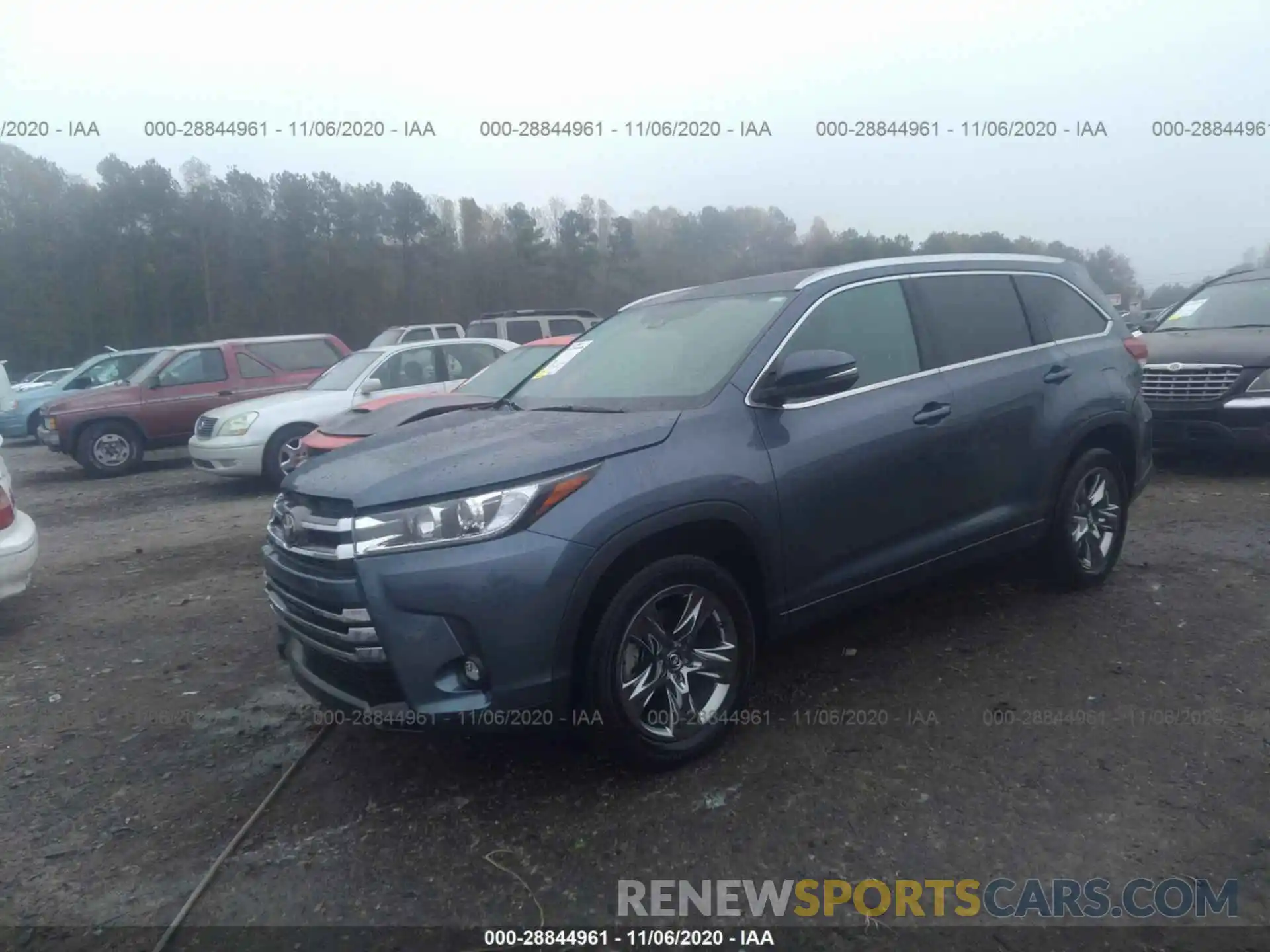 2 Photograph of a damaged car 5TDYZRFH1KS348691 TOYOTA HIGHLANDER 2019