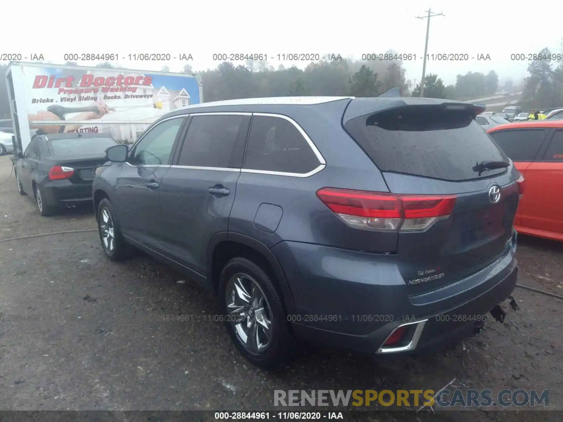 3 Photograph of a damaged car 5TDYZRFH1KS348691 TOYOTA HIGHLANDER 2019