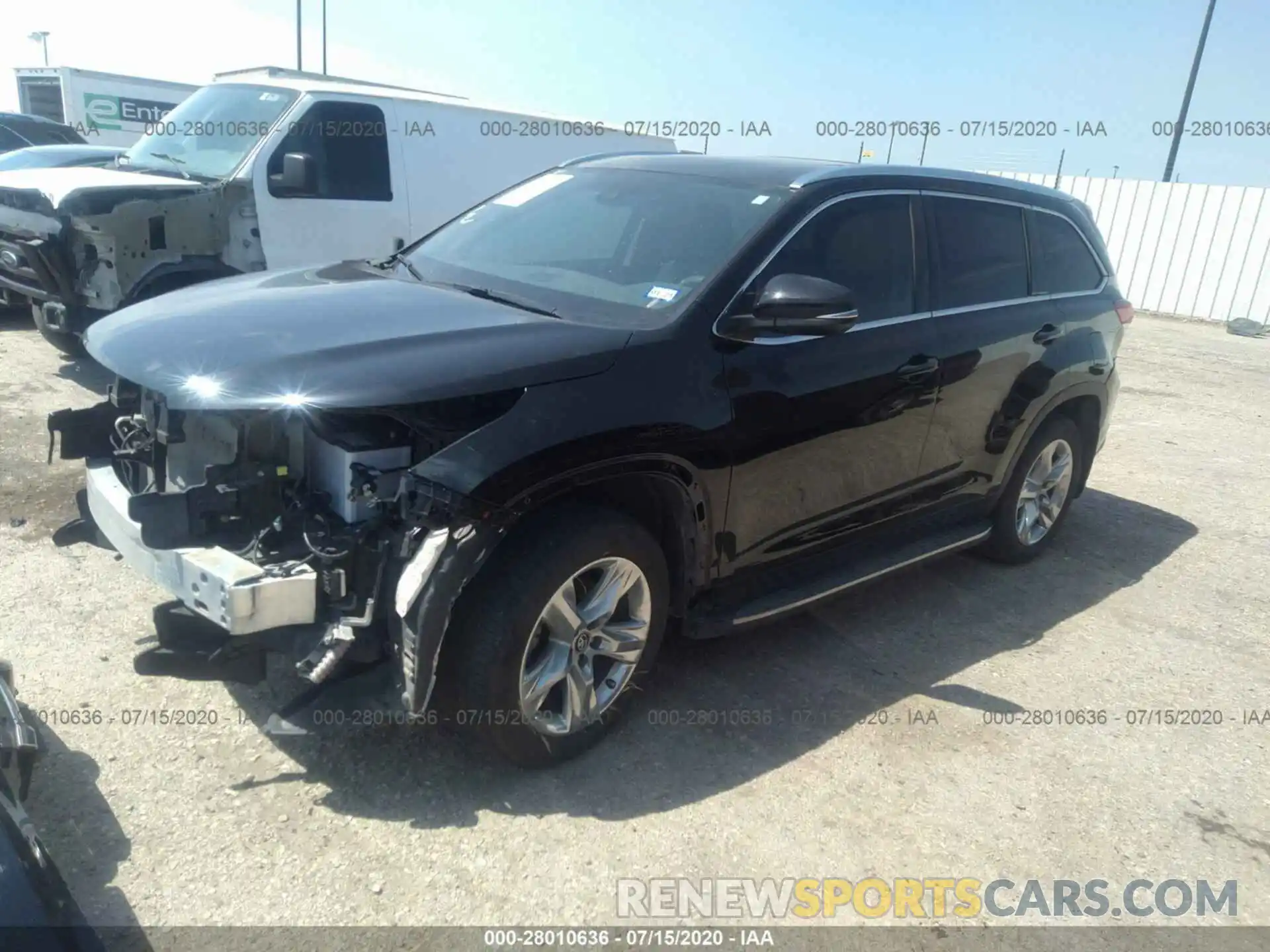 2 Фотография поврежденного автомобиля 5TDYZRFH2KS308930 TOYOTA HIGHLANDER 2019