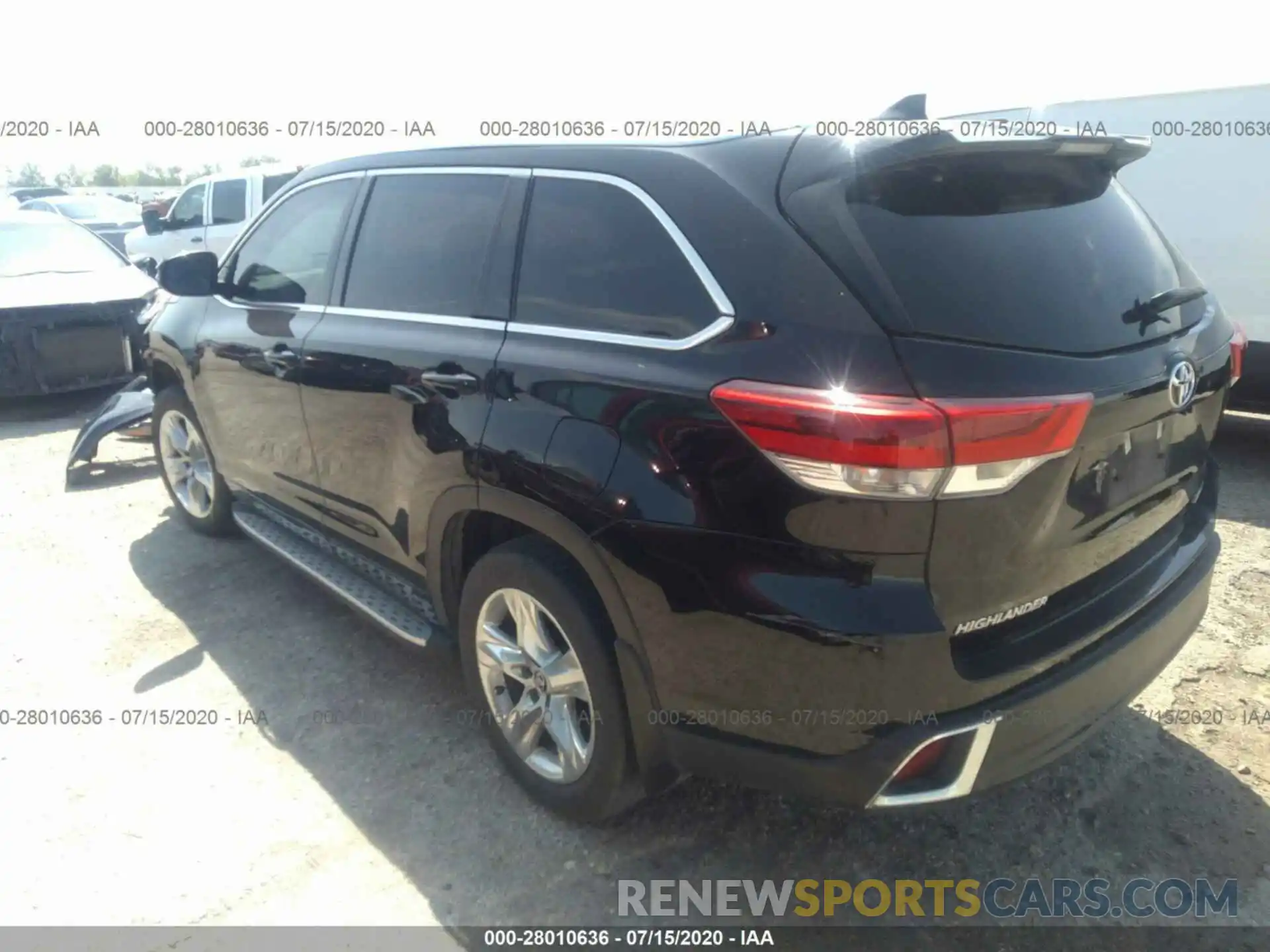 3 Фотография поврежденного автомобиля 5TDYZRFH2KS308930 TOYOTA HIGHLANDER 2019