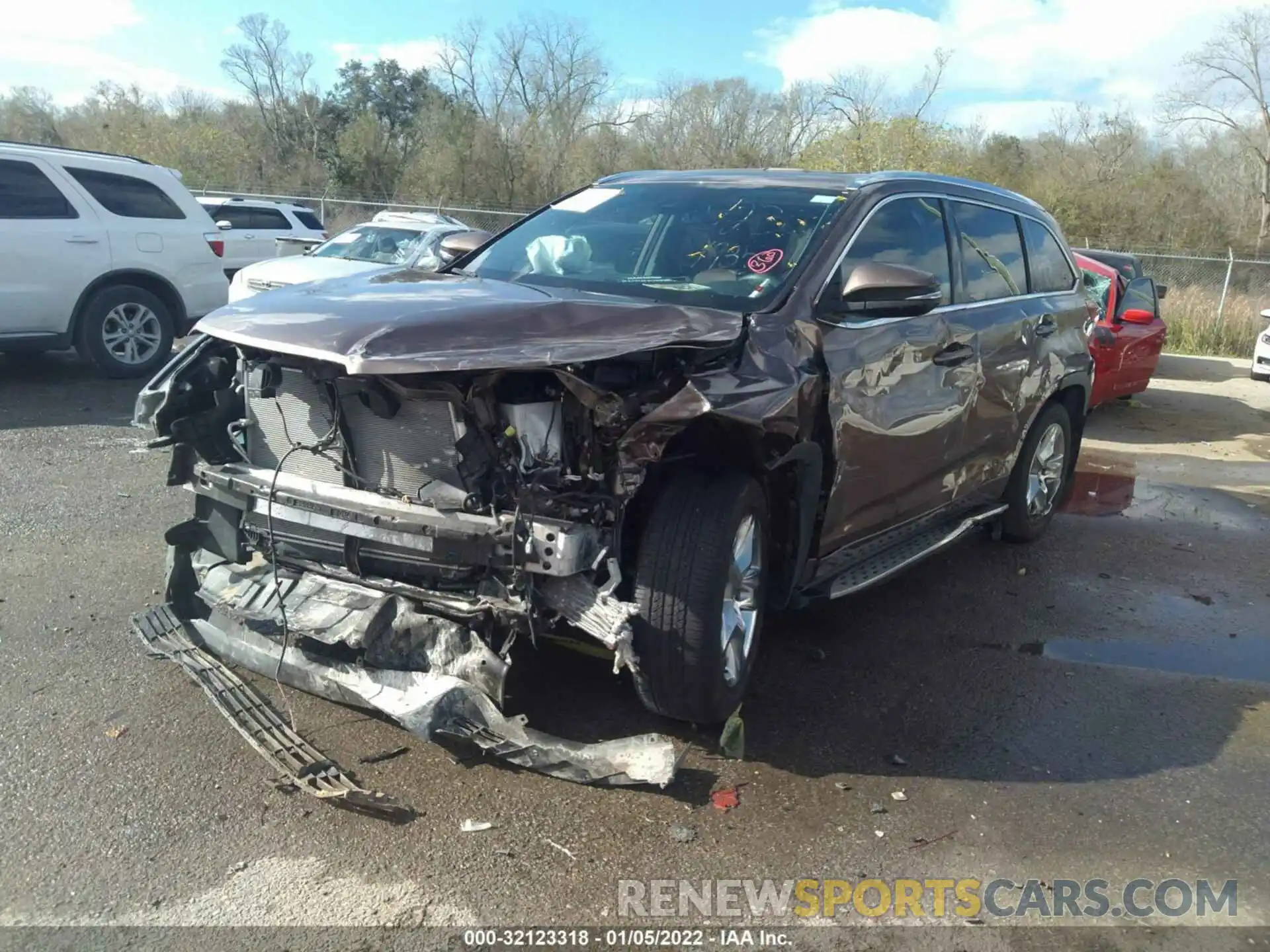 6 Photograph of a damaged car 5TDYZRFH2KS361935 TOYOTA HIGHLANDER 2019