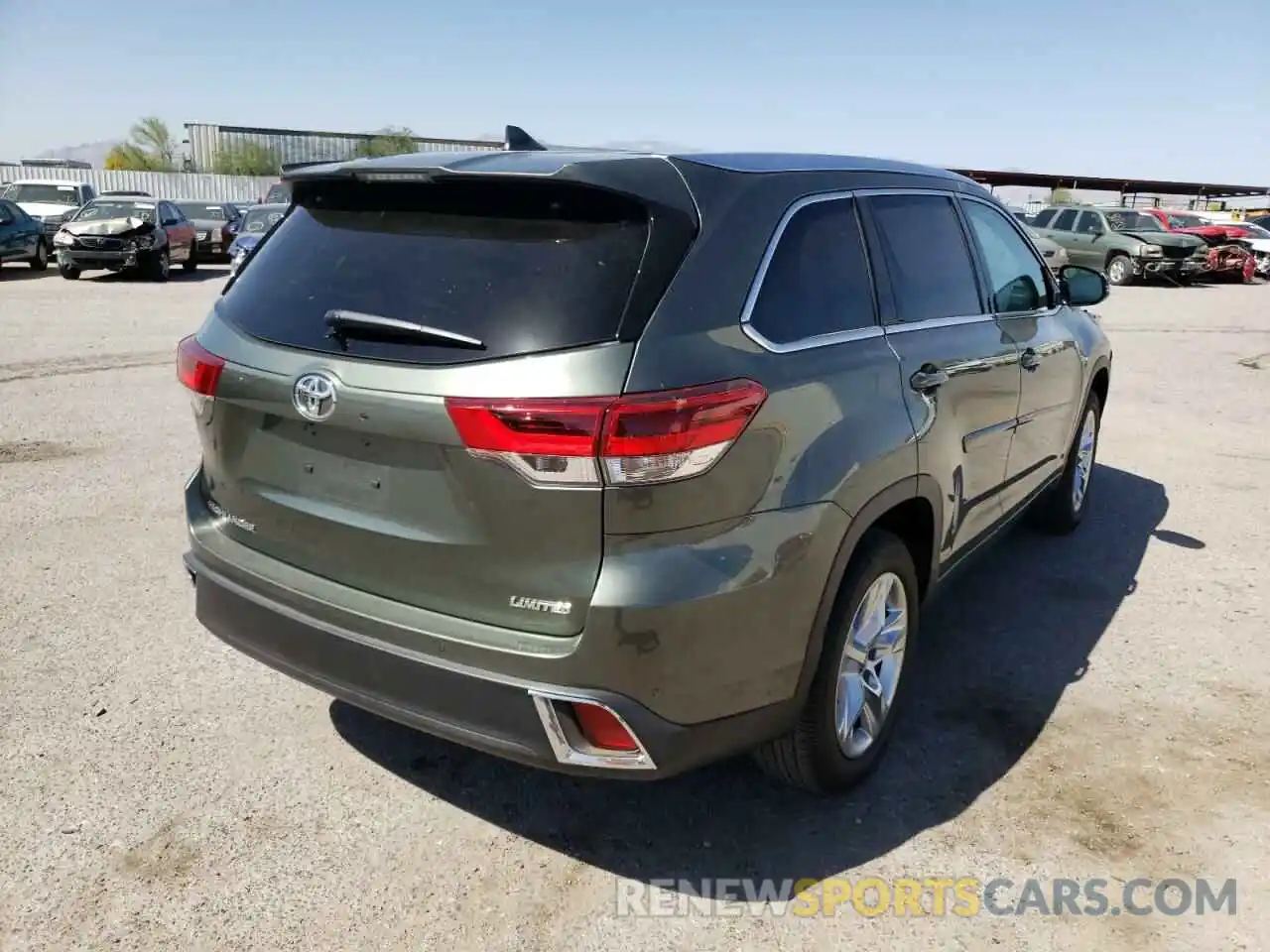 4 Фотография поврежденного автомобиля 5TDYZRFH3KS305843 TOYOTA HIGHLANDER 2019