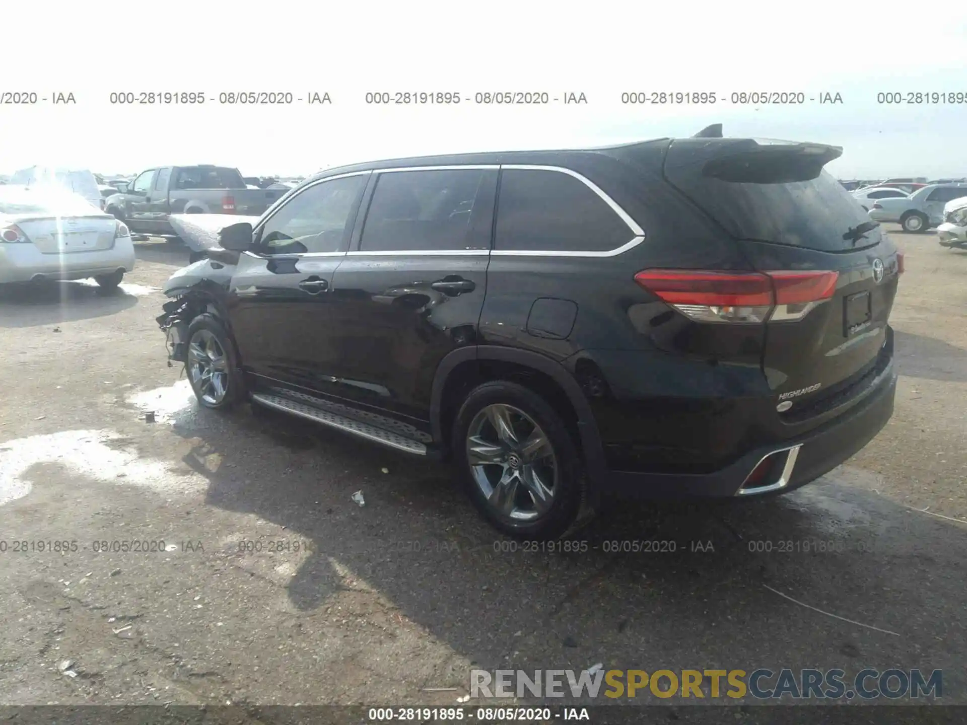 3 Фотография поврежденного автомобиля 5TDYZRFH3KS338387 TOYOTA HIGHLANDER 2019