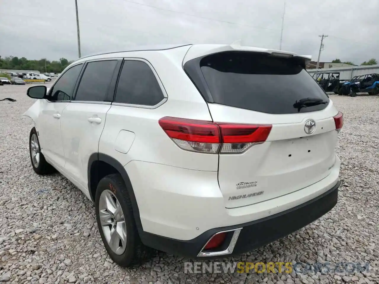 3 Фотография поврежденного автомобиля 5TDYZRFH4KS298689 TOYOTA HIGHLANDER 2019