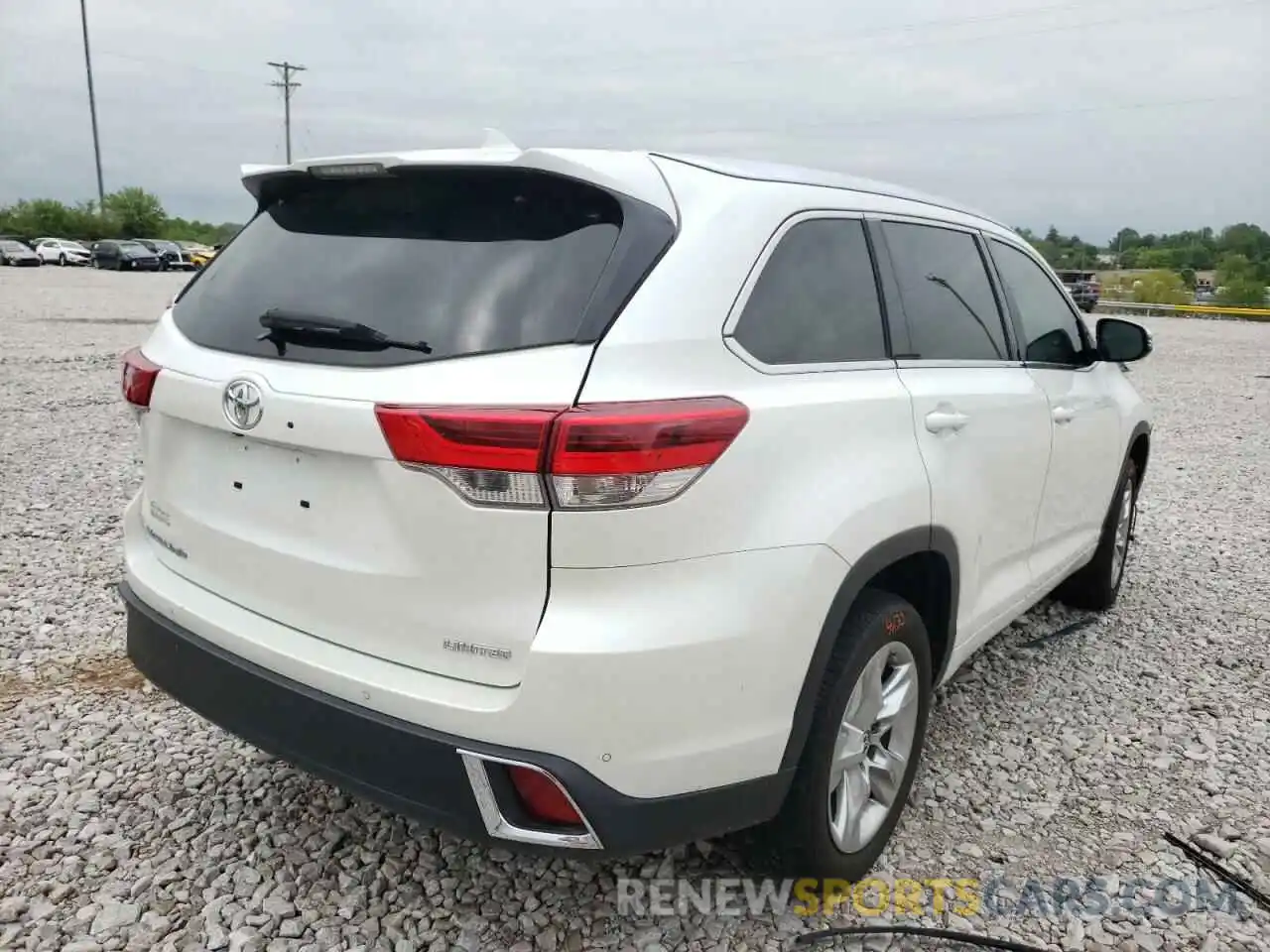 4 Фотография поврежденного автомобиля 5TDYZRFH4KS298689 TOYOTA HIGHLANDER 2019