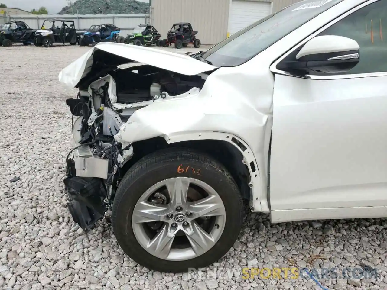 9 Фотография поврежденного автомобиля 5TDYZRFH4KS298689 TOYOTA HIGHLANDER 2019