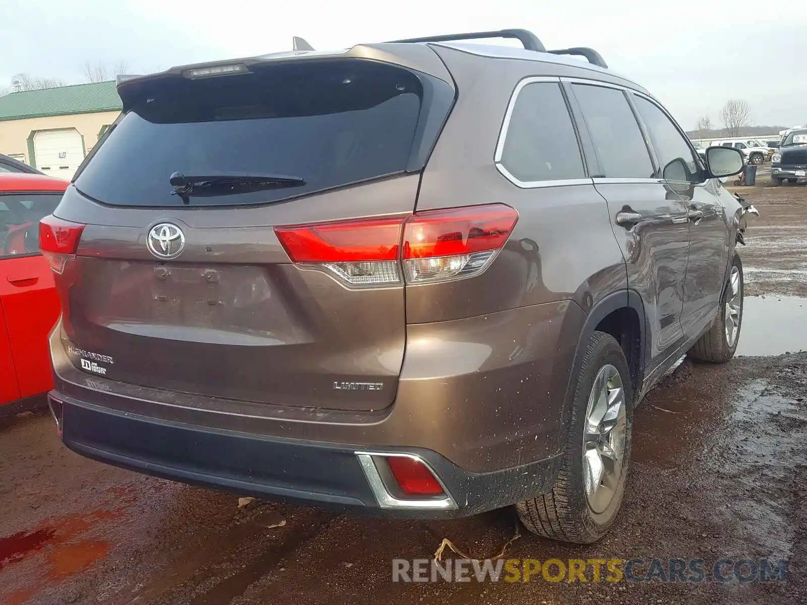 4 Фотография поврежденного автомобиля 5TDYZRFH4KS324918 TOYOTA HIGHLANDER 2019