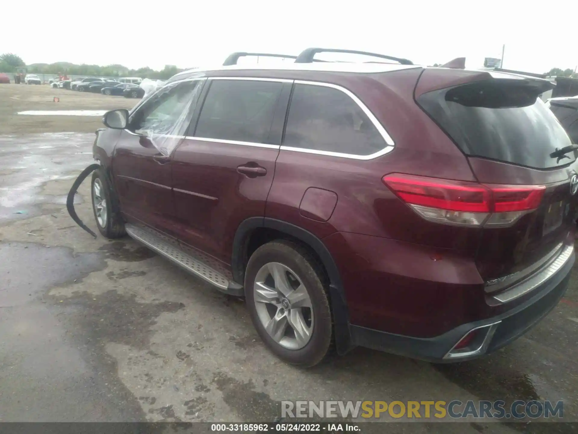 3 Фотография поврежденного автомобиля 5TDYZRFH4KS326958 TOYOTA HIGHLANDER 2019