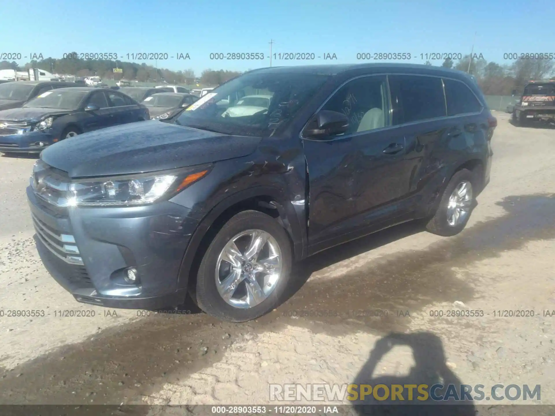 6 Photograph of a damaged car 5TDYZRFH5KS299351 TOYOTA HIGHLANDER 2019