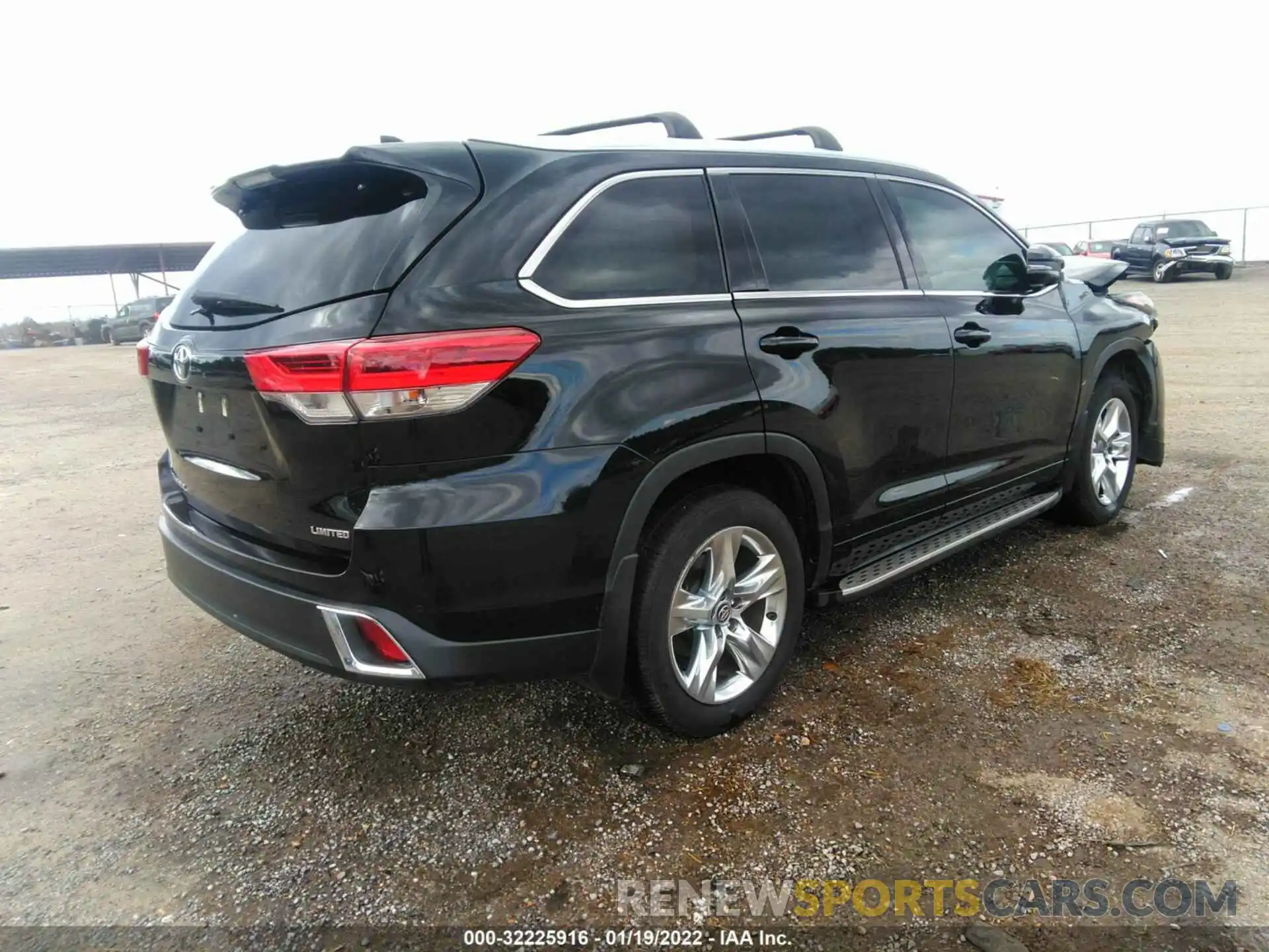 4 Фотография поврежденного автомобиля 5TDYZRFH5KS325060 TOYOTA HIGHLANDER 2019