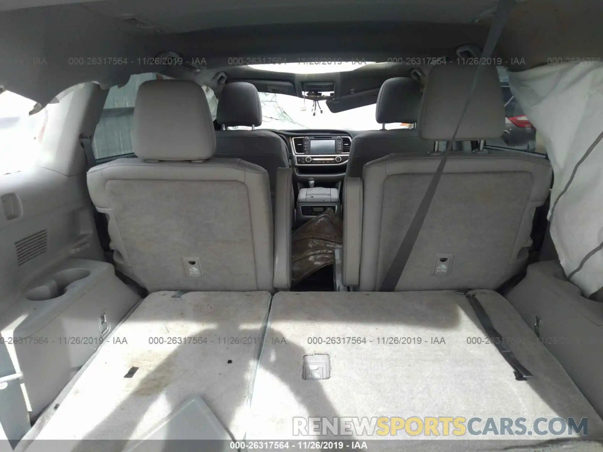 8 Фотография поврежденного автомобиля 5TDYZRFH5KS347785 TOYOTA HIGHLANDER 2019