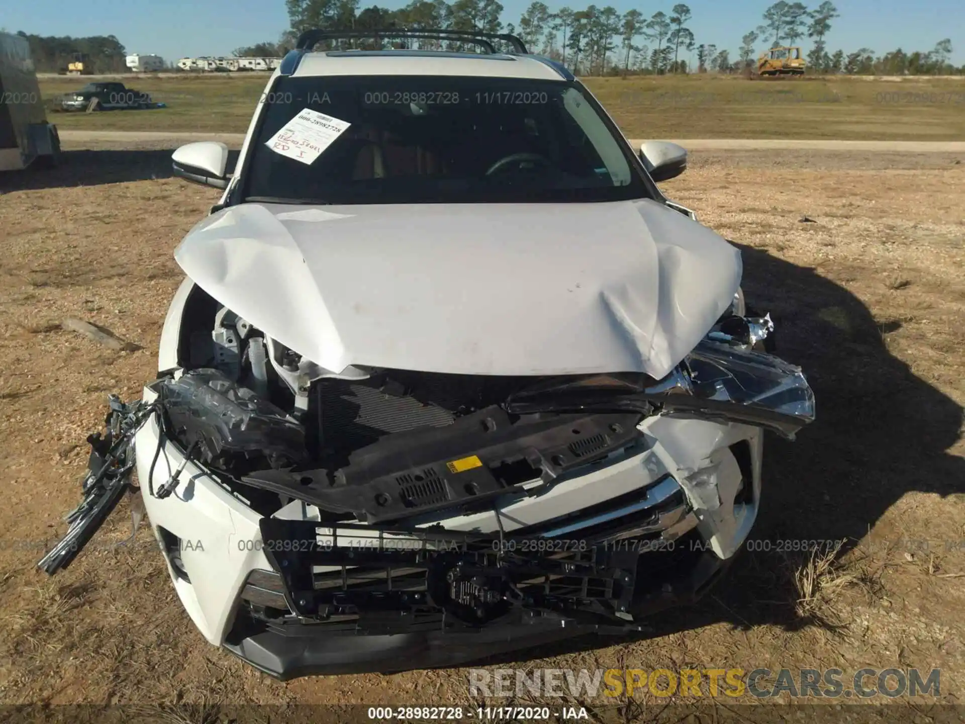 6 Photograph of a damaged car 5TDYZRFH6KS300636 TOYOTA HIGHLANDER 2019