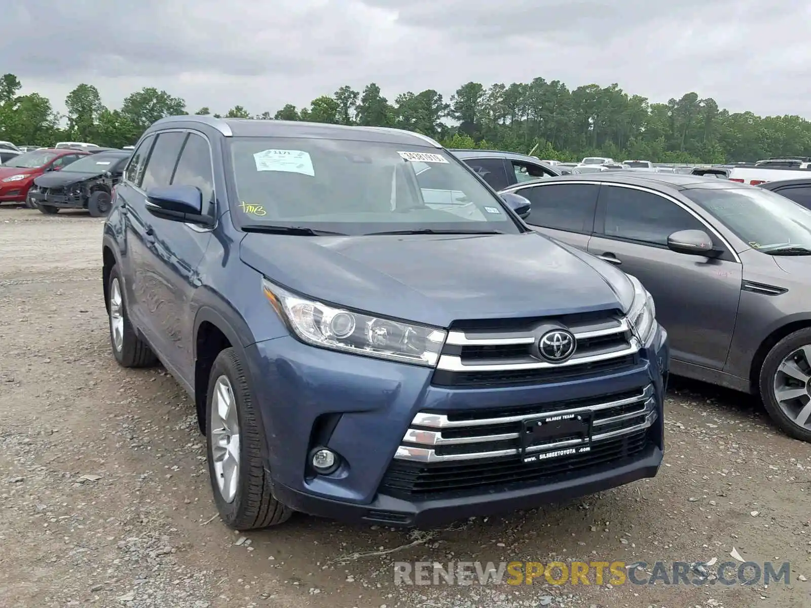 1 Photograph of a damaged car 5TDYZRFH6KS316173 TOYOTA HIGHLANDER 2019