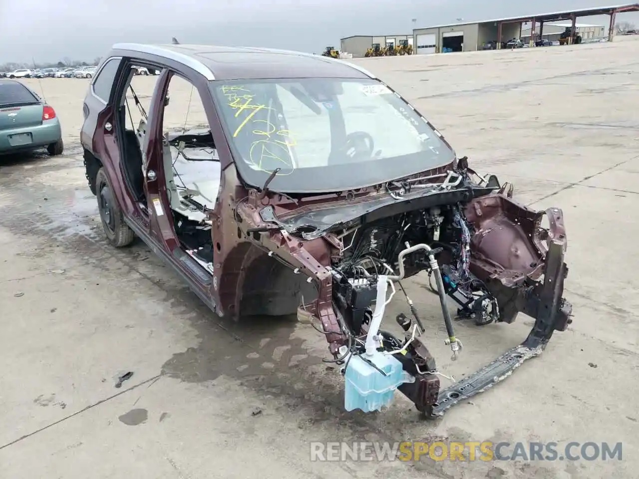 9 Photograph of a damaged car 5TDYZRFH6KS356088 TOYOTA HIGHLANDER 2019