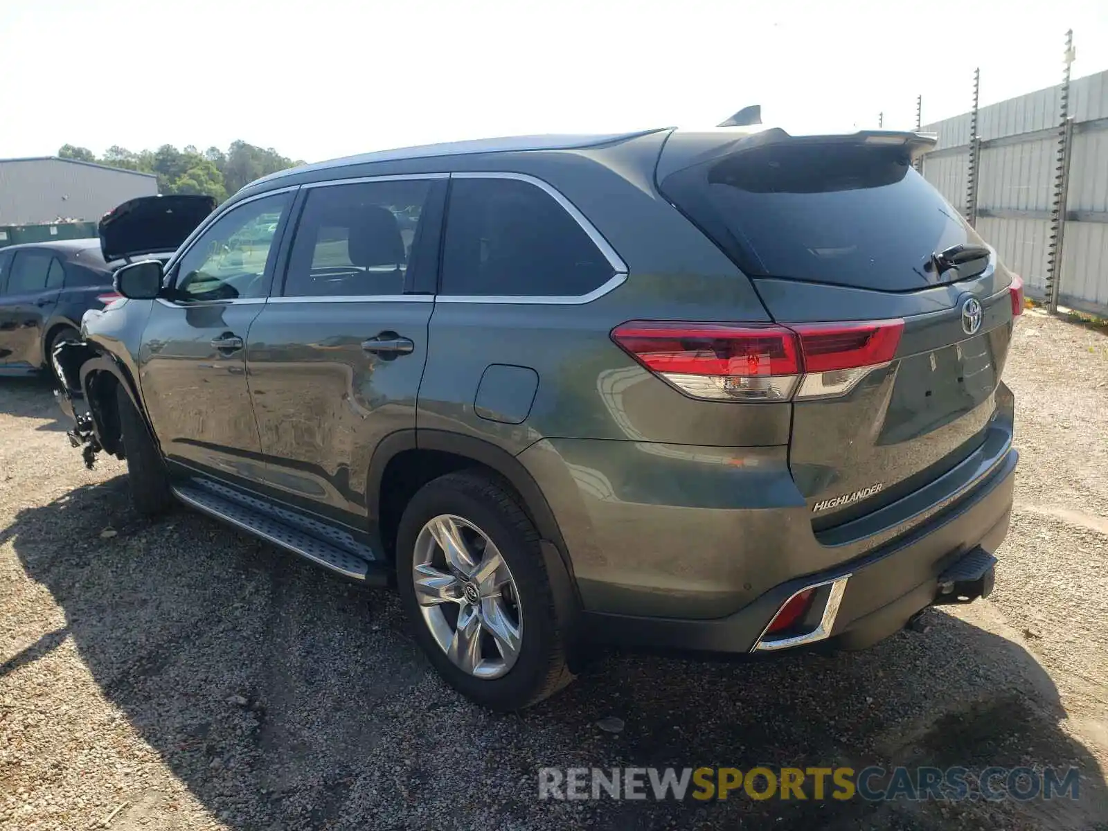 3 Photograph of a damaged car 5TDYZRFH7KS291221 TOYOTA HIGHLANDER 2019