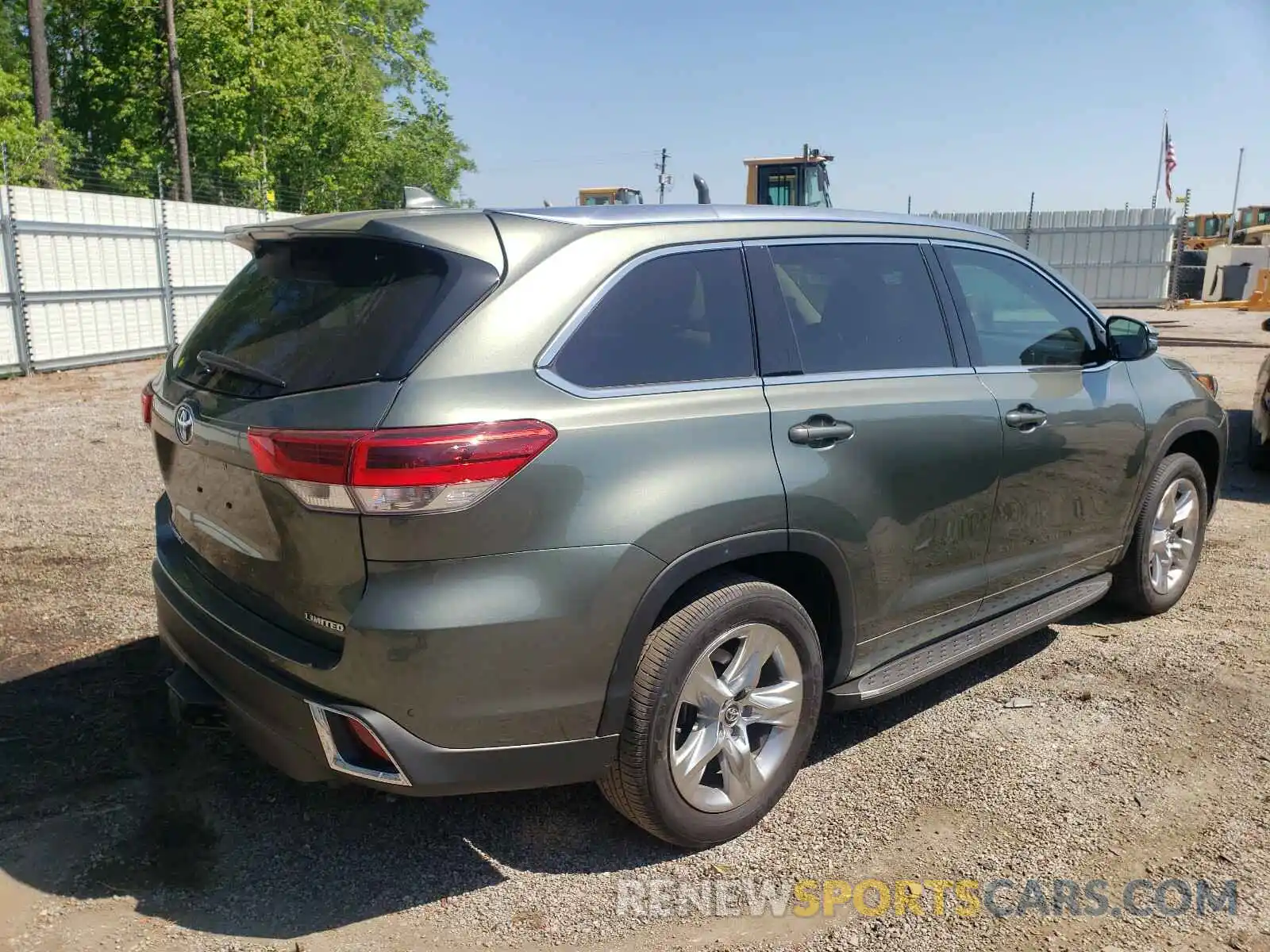 4 Фотография поврежденного автомобиля 5TDYZRFH7KS291221 TOYOTA HIGHLANDER 2019