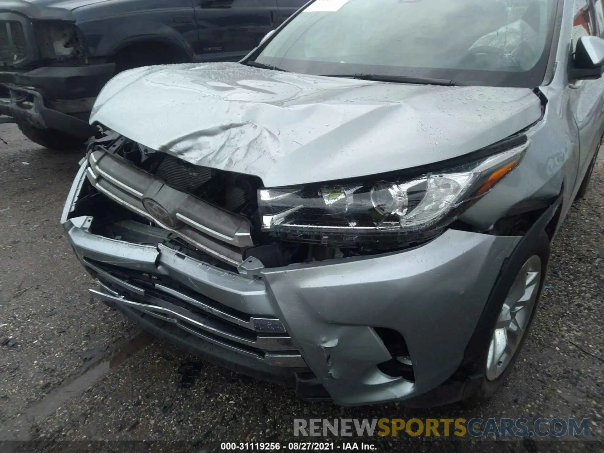 6 Photograph of a damaged car 5TDYZRFH8KS349174 TOYOTA HIGHLANDER 2019