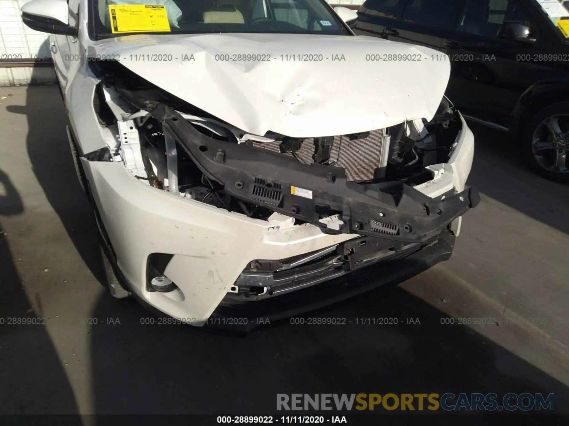 6 Photograph of a damaged car 5TDYZRFH8KS363057 TOYOTA HIGHLANDER 2019