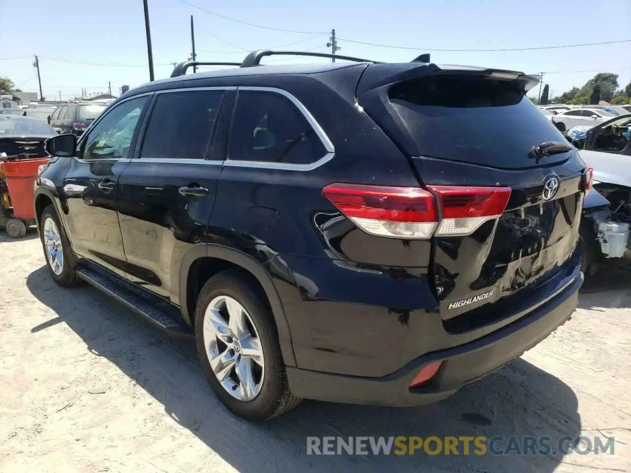 3 Фотография поврежденного автомобиля 5TDYZRFH9KS348874 TOYOTA HIGHLANDER 2019