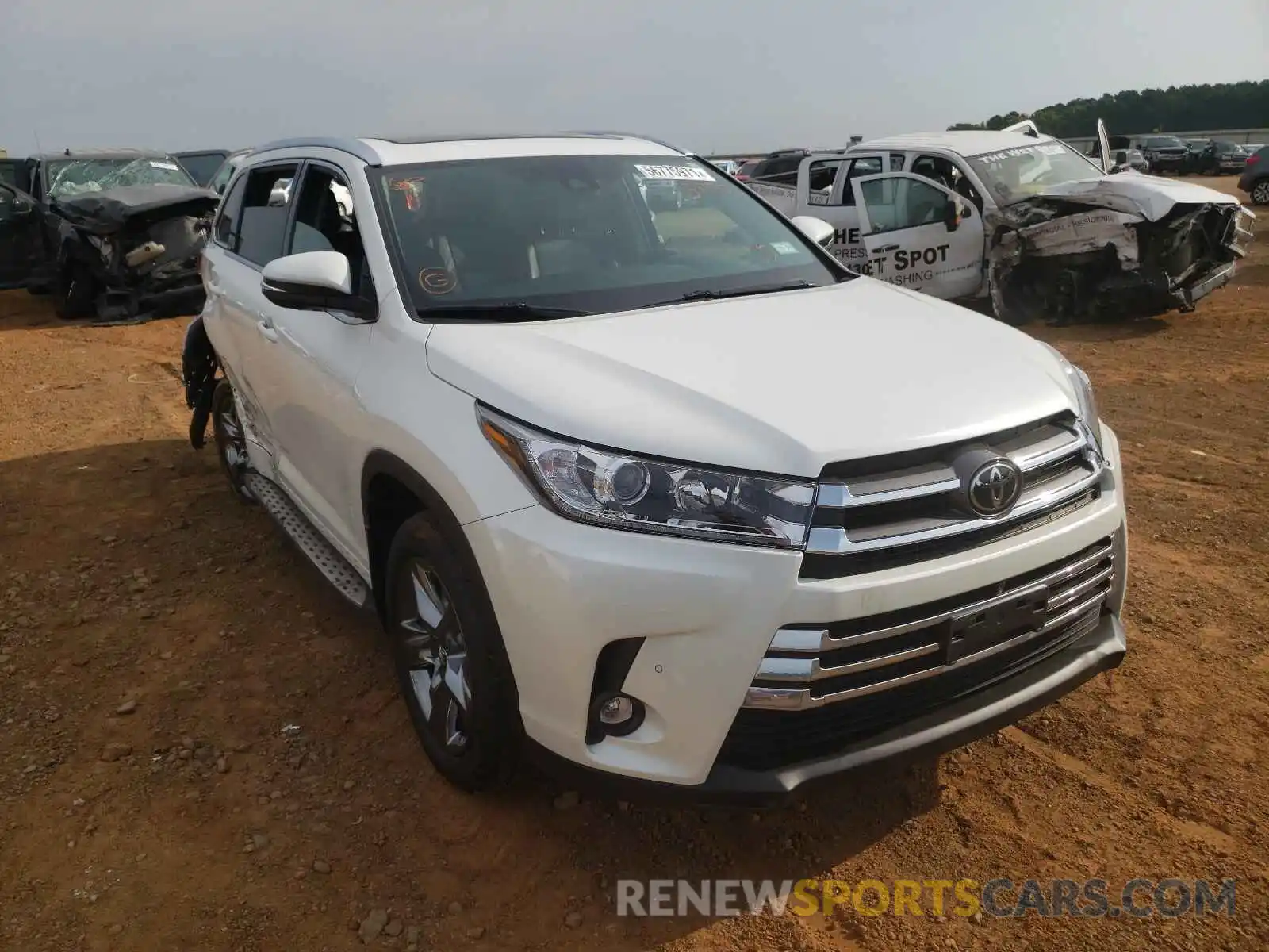 1 Фотография поврежденного автомобиля 5TDYZRFHXKS305970 TOYOTA HIGHLANDER 2019