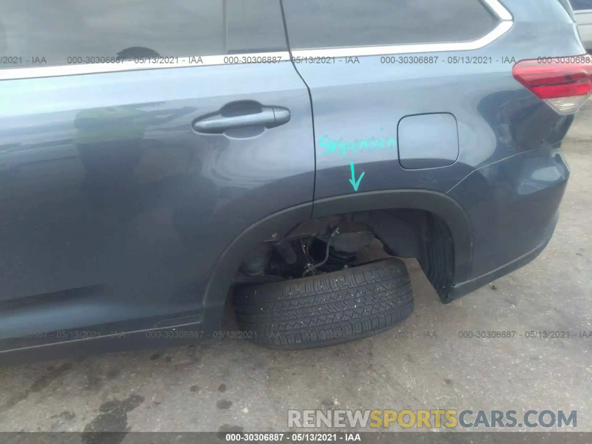 6 Photograph of a damaged car 5TDZARFH0KS042898 TOYOTA HIGHLANDER 2019