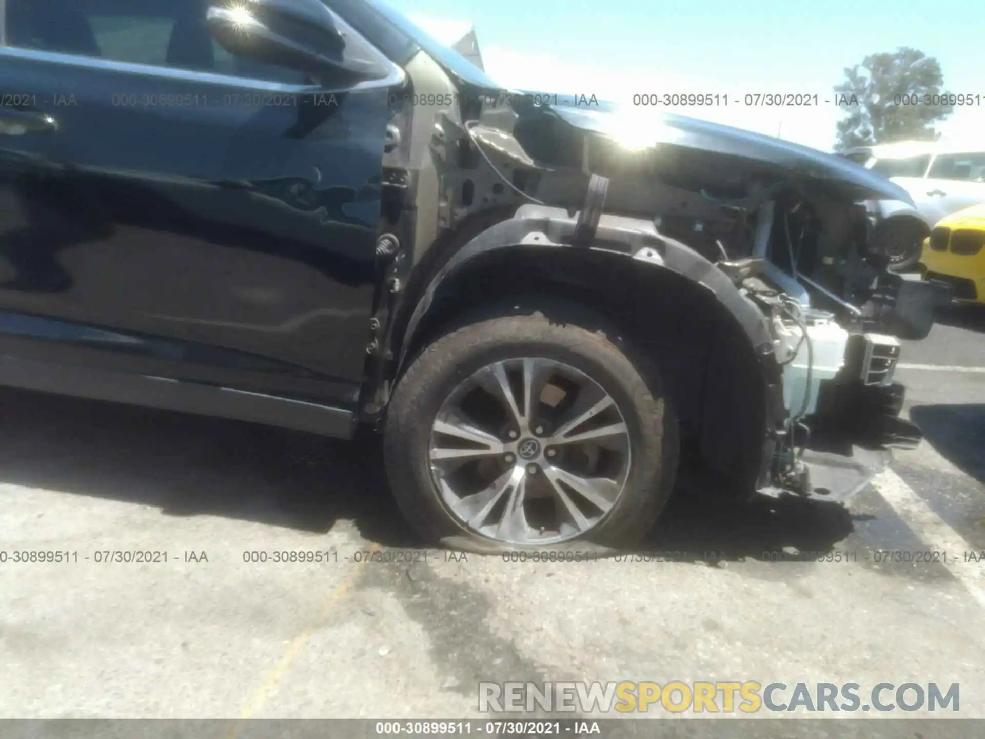 6 Photograph of a damaged car 5TDZARFH0KS046398 TOYOTA HIGHLANDER 2019