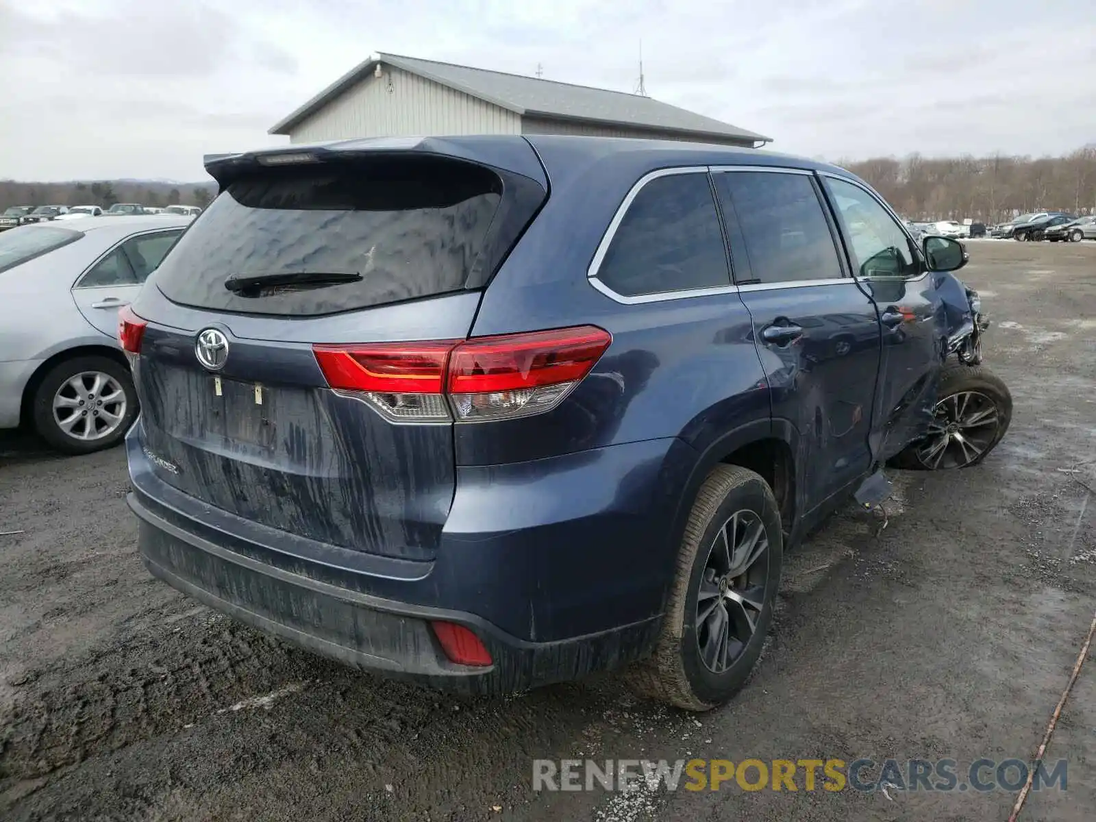 4 Фотография поврежденного автомобиля 5TDZARFH1KS043736 TOYOTA HIGHLANDER 2019