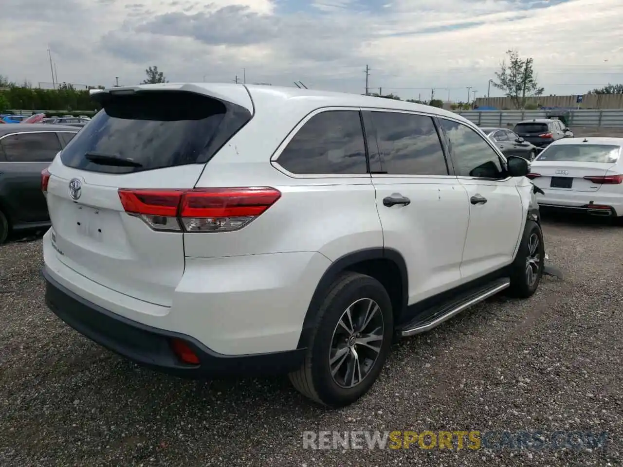 4 Фотография поврежденного автомобиля 5TDZARFH1KS046569 TOYOTA HIGHLANDER 2019