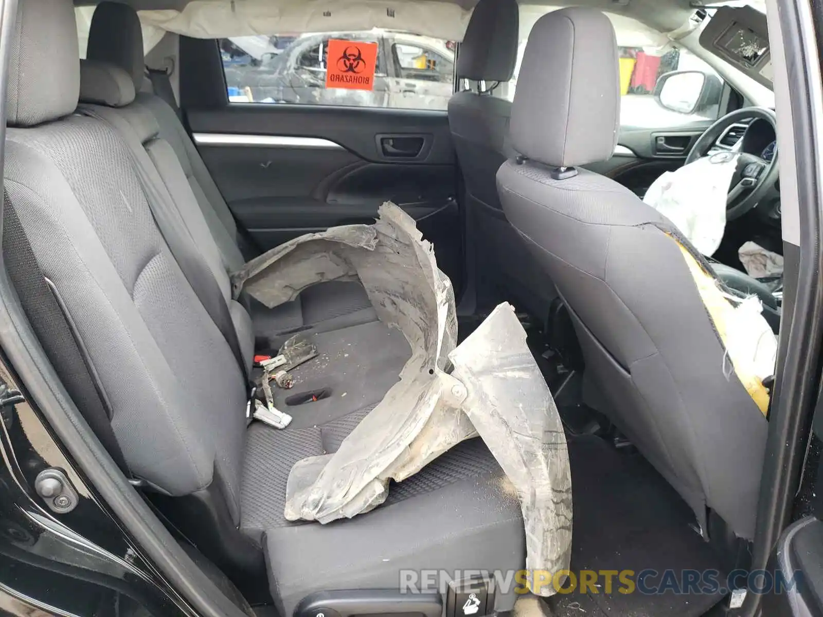 6 Photograph of a damaged car 5TDZARFH2KS047777 TOYOTA HIGHLANDER 2019