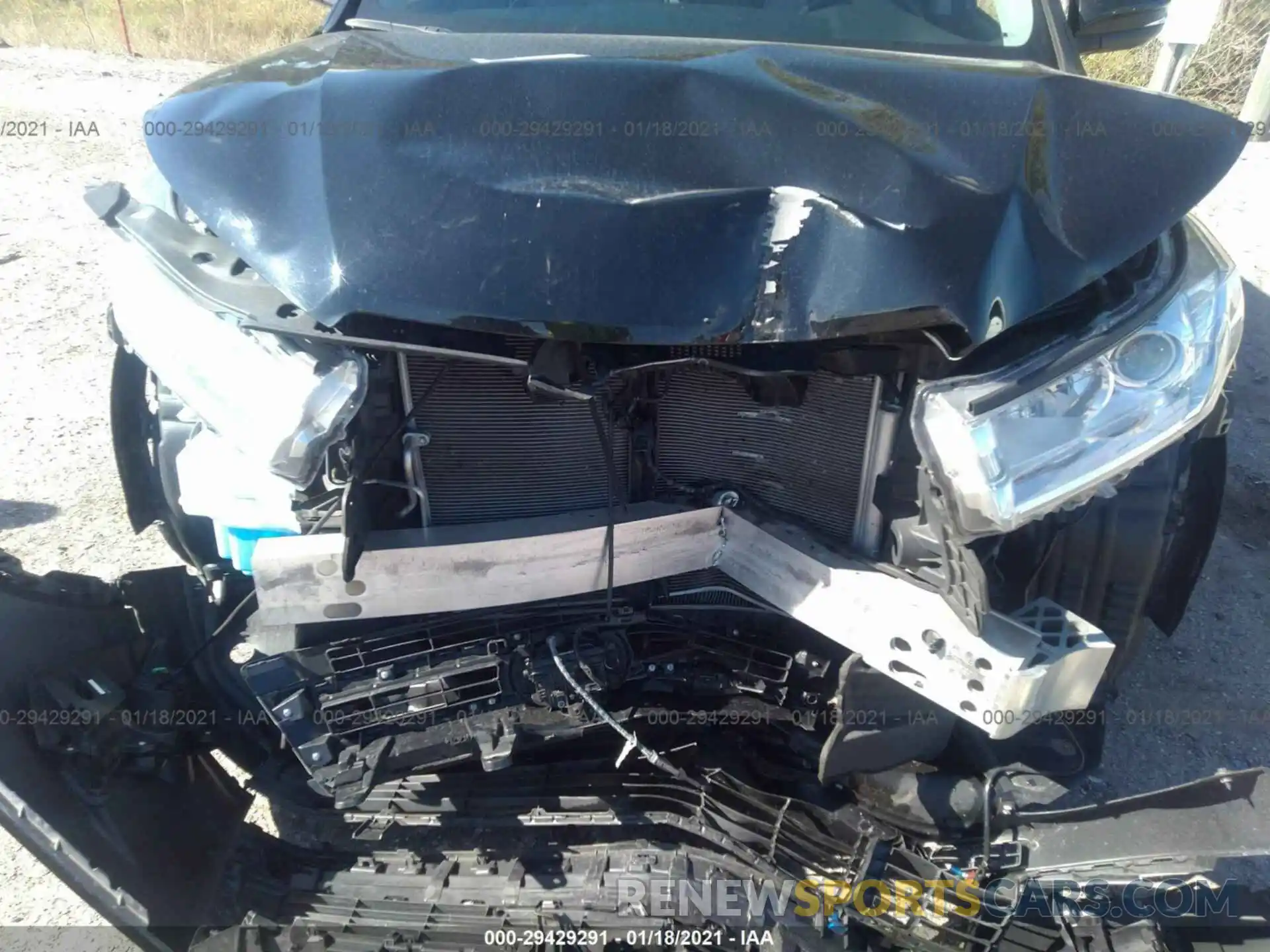 6 Photograph of a damaged car 5TDZARFH3KS042801 TOYOTA HIGHLANDER 2019