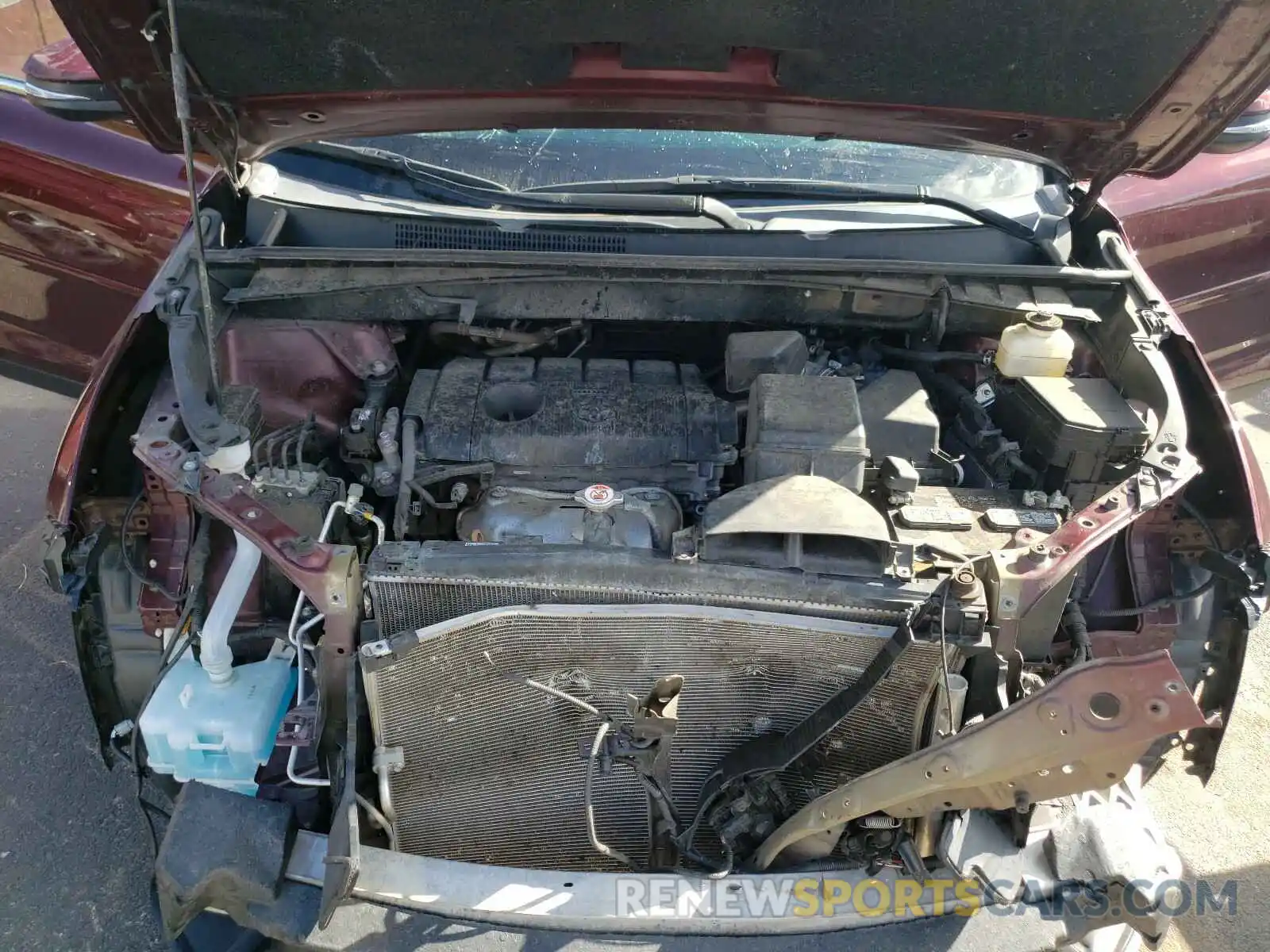 7 Photograph of a damaged car 5TDZARFH3KS043186 TOYOTA HIGHLANDER 2019