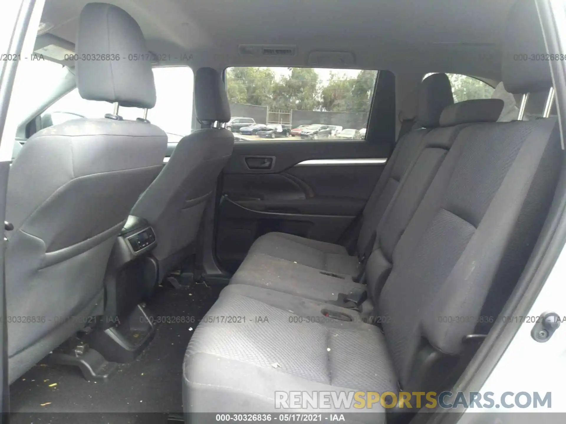 8 Фотография поврежденного автомобиля 5TDZARFH3KS057038 TOYOTA HIGHLANDER 2019