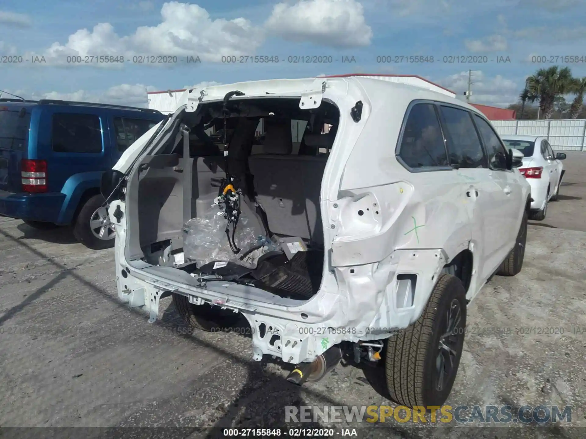 6 Фотография поврежденного автомобиля 5TDZARFH3KS058478 TOYOTA HIGHLANDER 2019