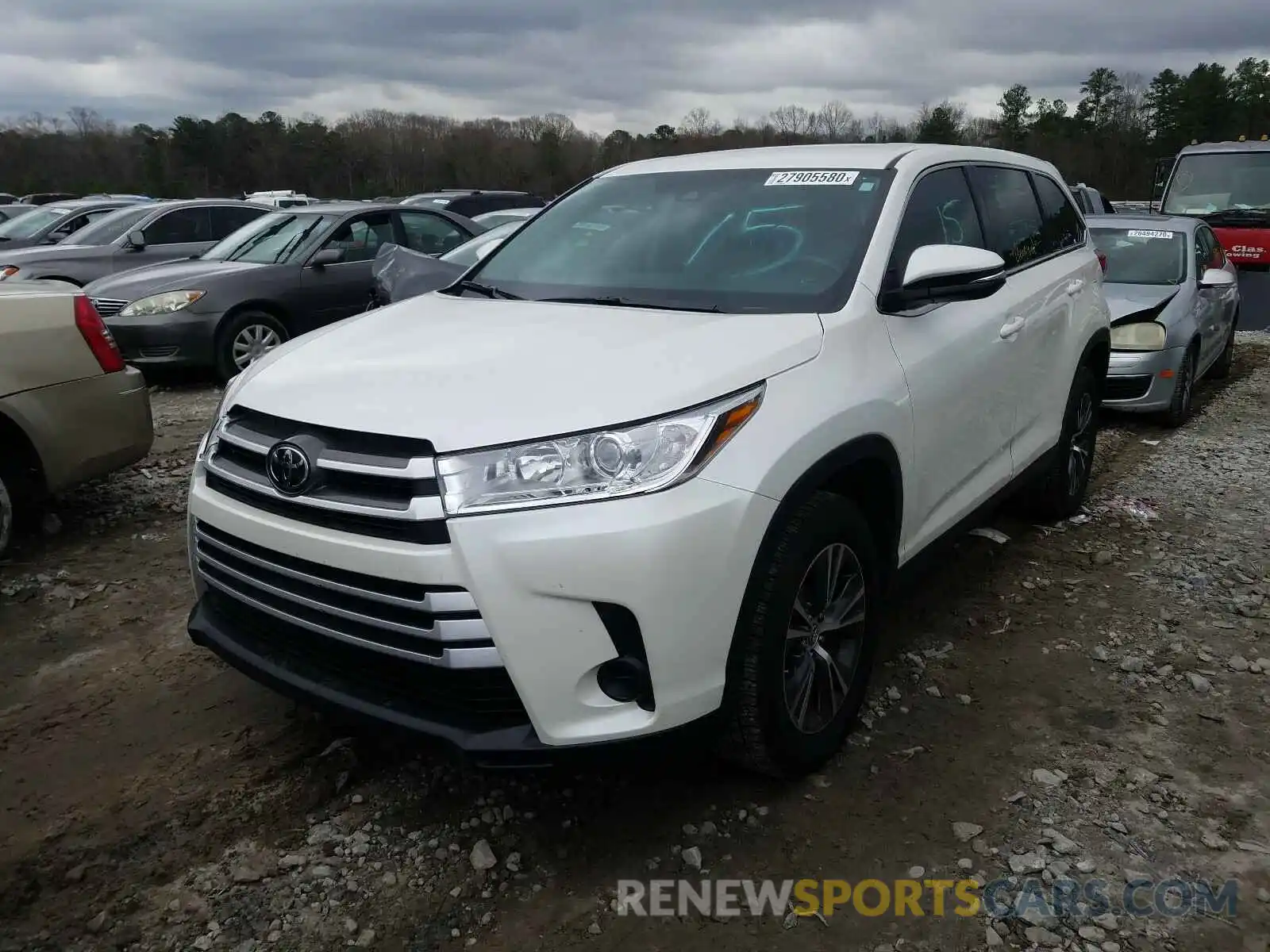 2 Фотография поврежденного автомобиля 5TDZARFH4KS043813 TOYOTA HIGHLANDER 2019