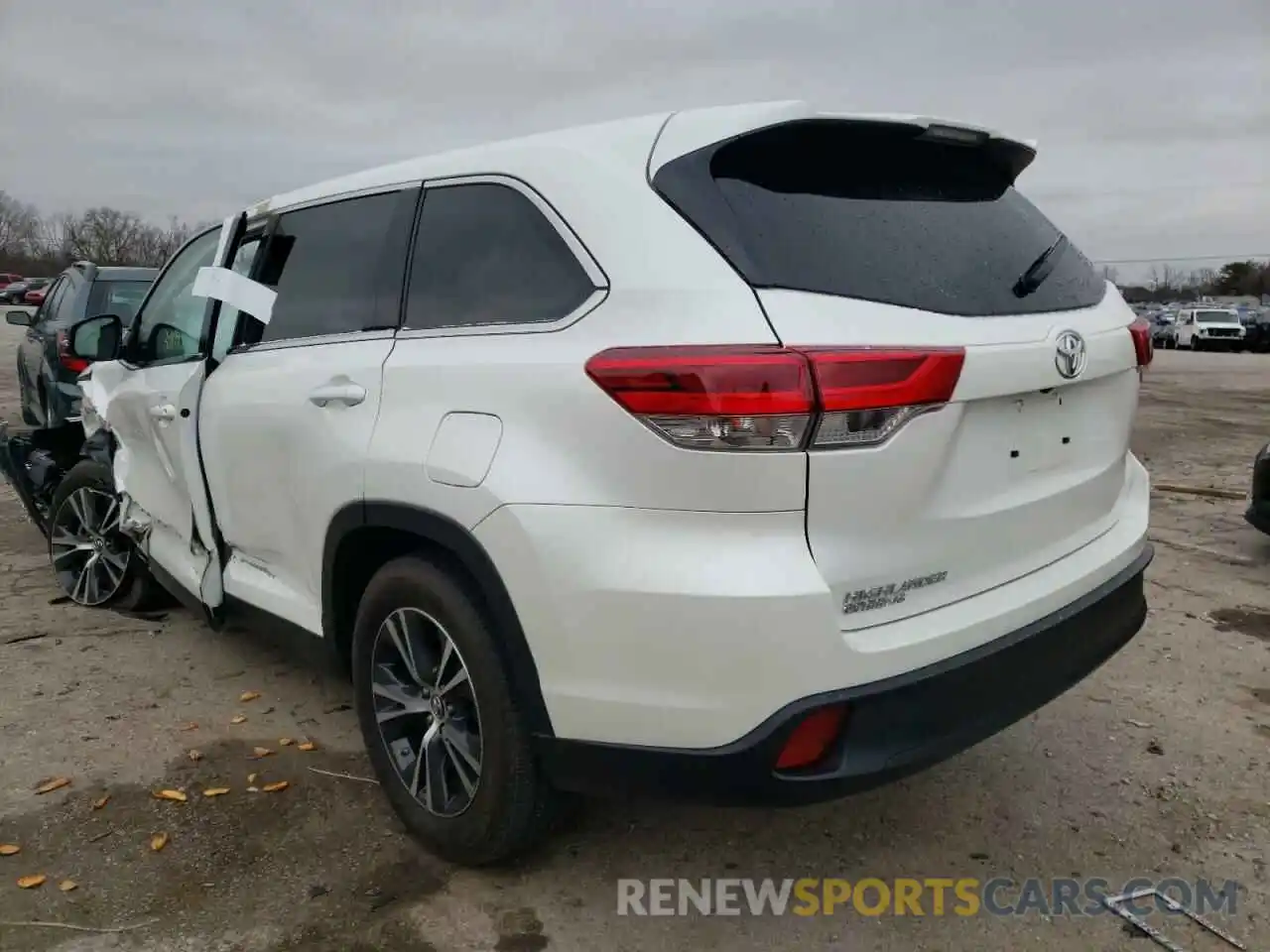 3 Фотография поврежденного автомобиля 5TDZARFH4KS050907 TOYOTA HIGHLANDER 2019