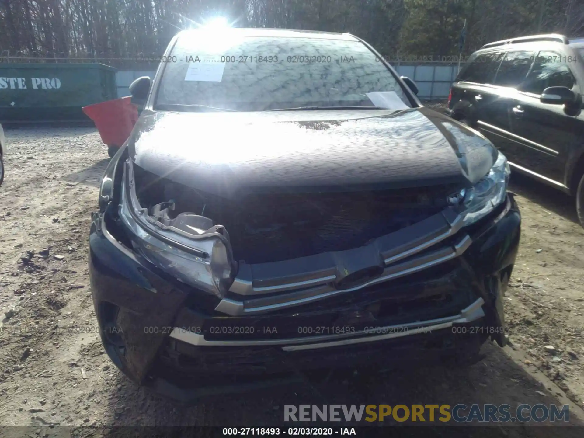 6 Photograph of a damaged car 5TDZARFH4KS052107 TOYOTA HIGHLANDER 2019