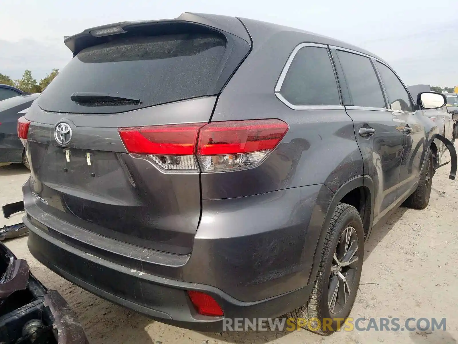 4 Фотография поврежденного автомобиля 5TDZARFH4KS052138 TOYOTA HIGHLANDER 2019