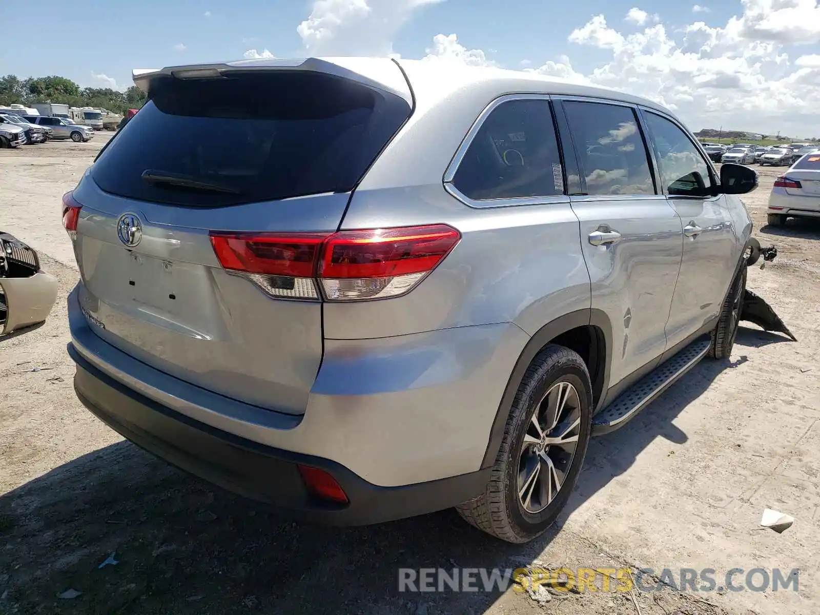 4 Фотография поврежденного автомобиля 5TDZARFH4KS054598 TOYOTA HIGHLANDER 2019