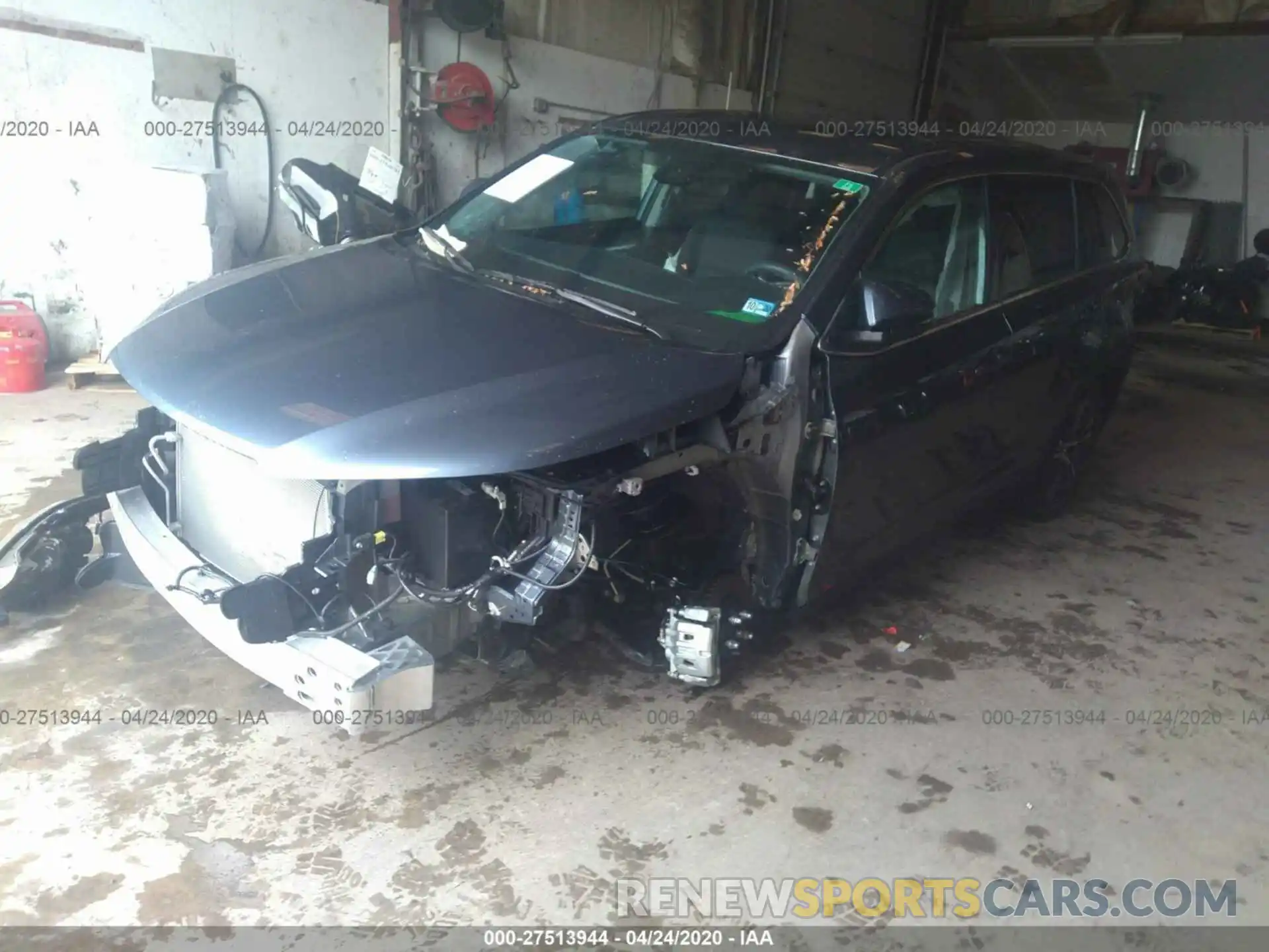 2 Фотография поврежденного автомобиля 5TDZARFH4KS056710 TOYOTA HIGHLANDER 2019