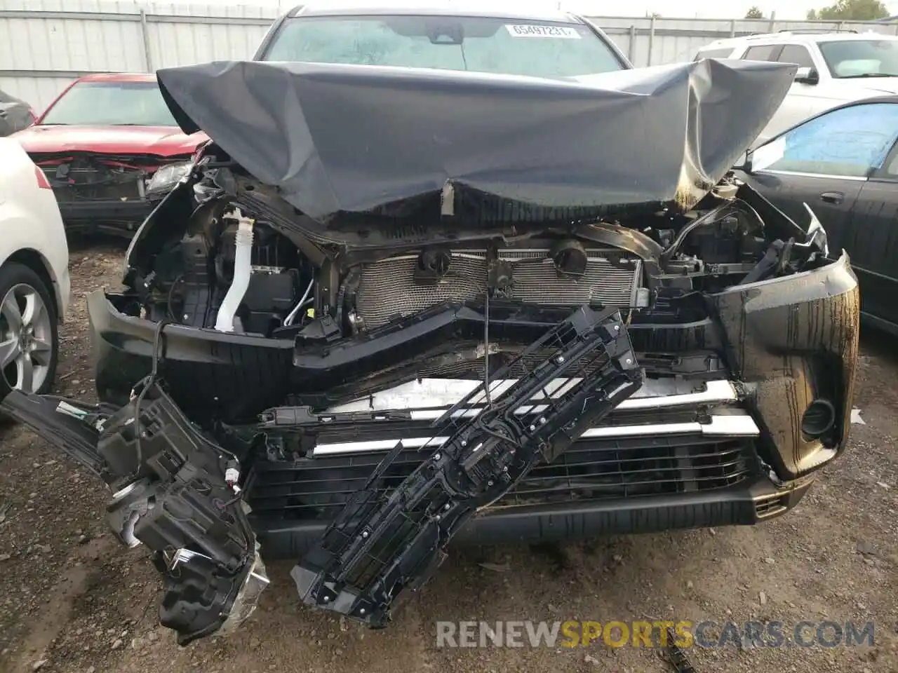 7 Photograph of a damaged car 5TDZARFH4KS059767 TOYOTA HIGHLANDER 2019