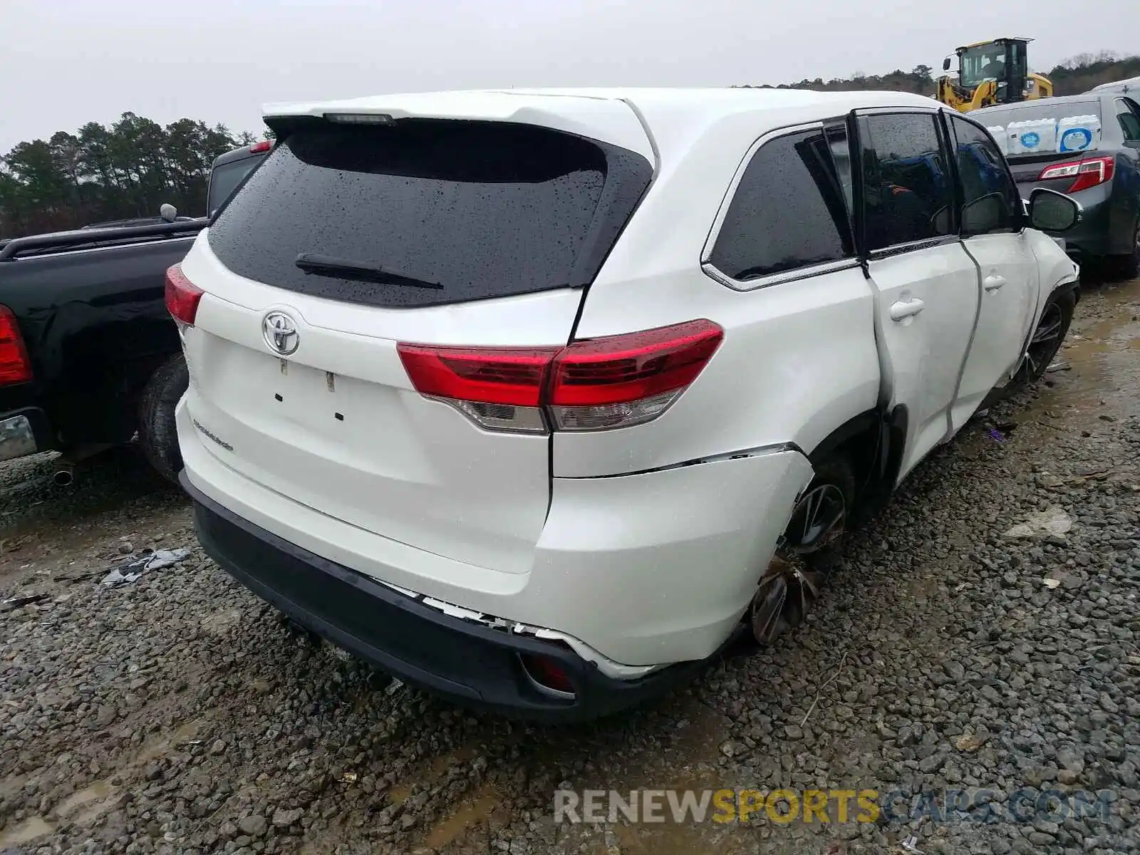 4 Фотография поврежденного автомобиля 5TDZARFH5KS042072 TOYOTA HIGHLANDER 2019